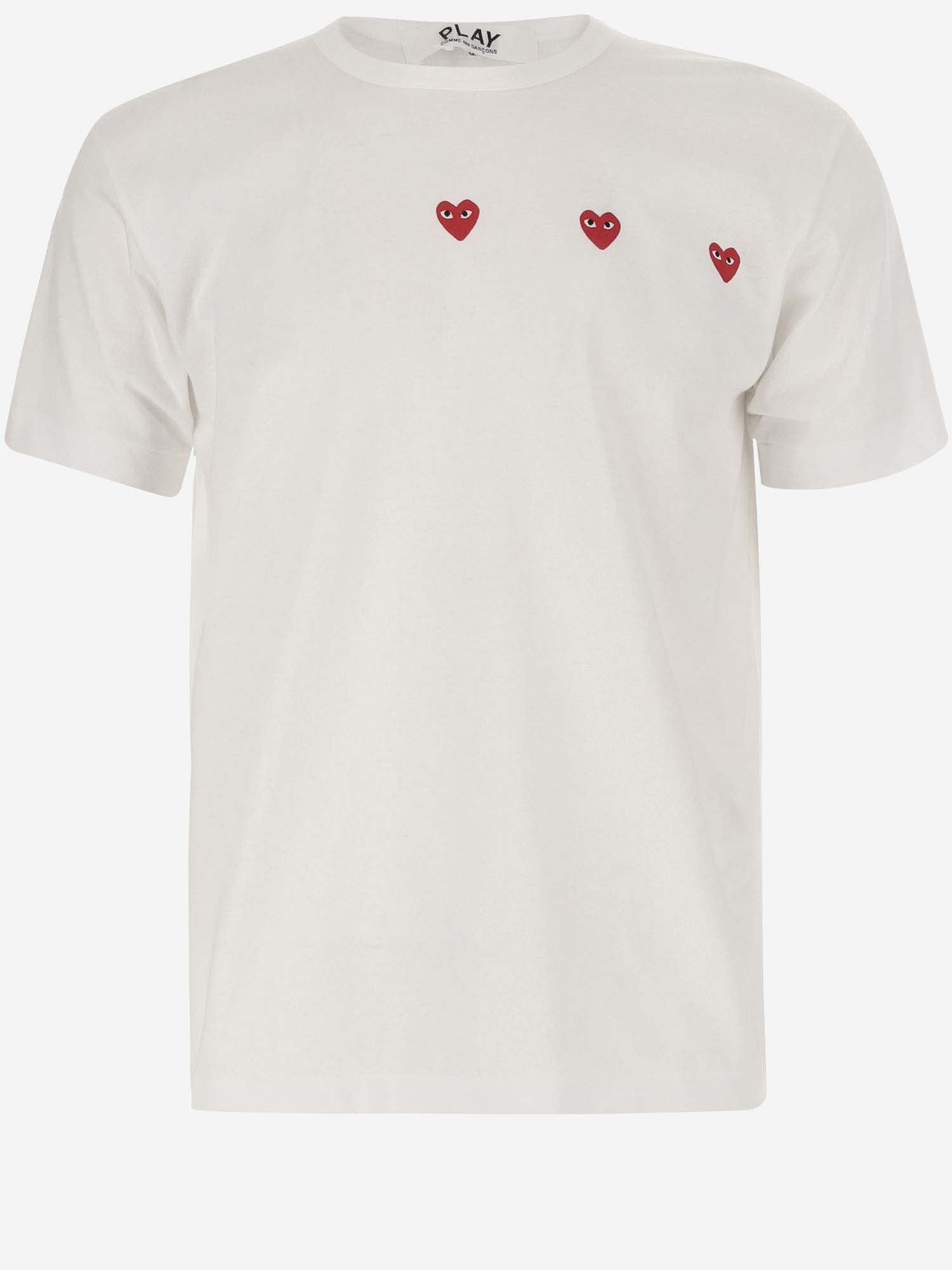 Comme des Garçons Play Cotton T-shirt With Logo