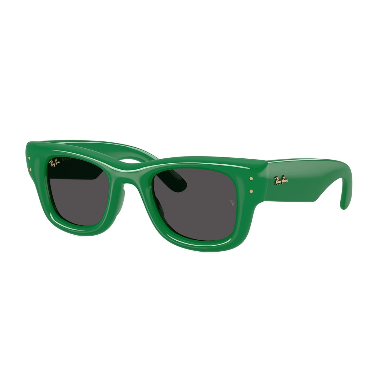 Ray Ban Rayban Rb4940 Wayfarer Puffer By Asap Rocky 683487 Lucido Verde Sunglasses In Green