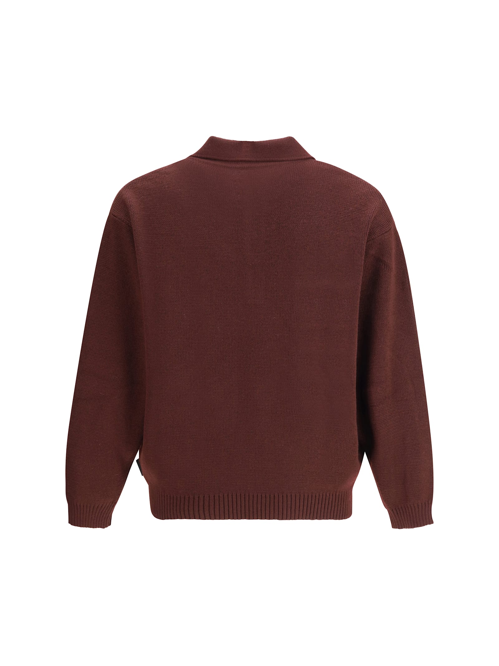 Gr10k Color Block Long Sleeve Knit Jacket In Red