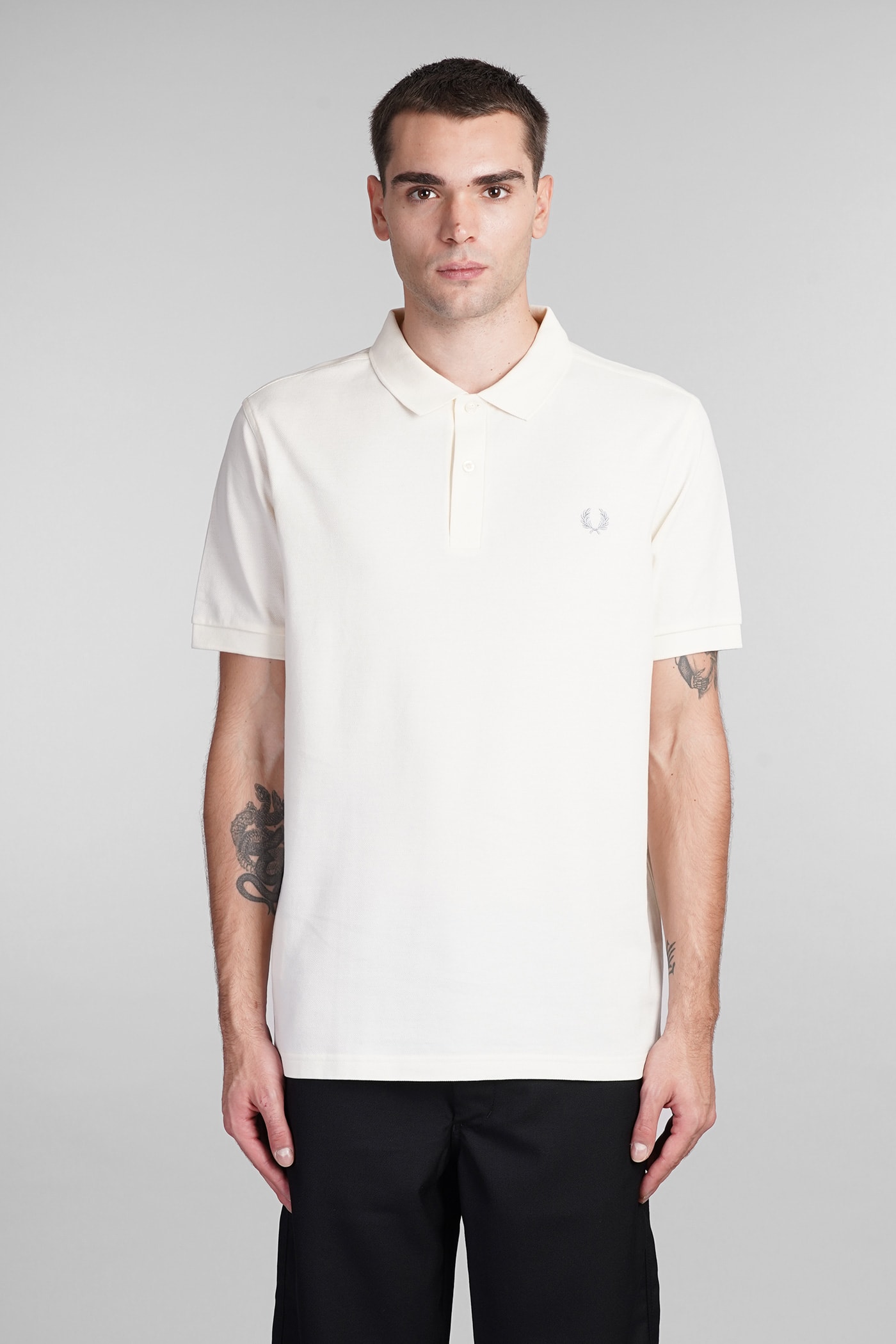 Shop Comme Des Garçons Shirt Polo In Beige Cotton