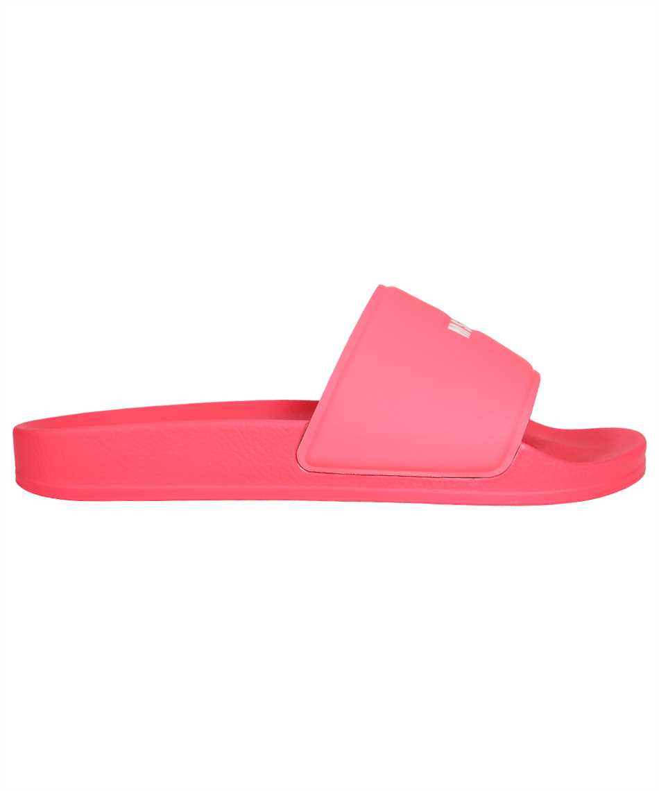 Msgm Slides With Logo In Pink
