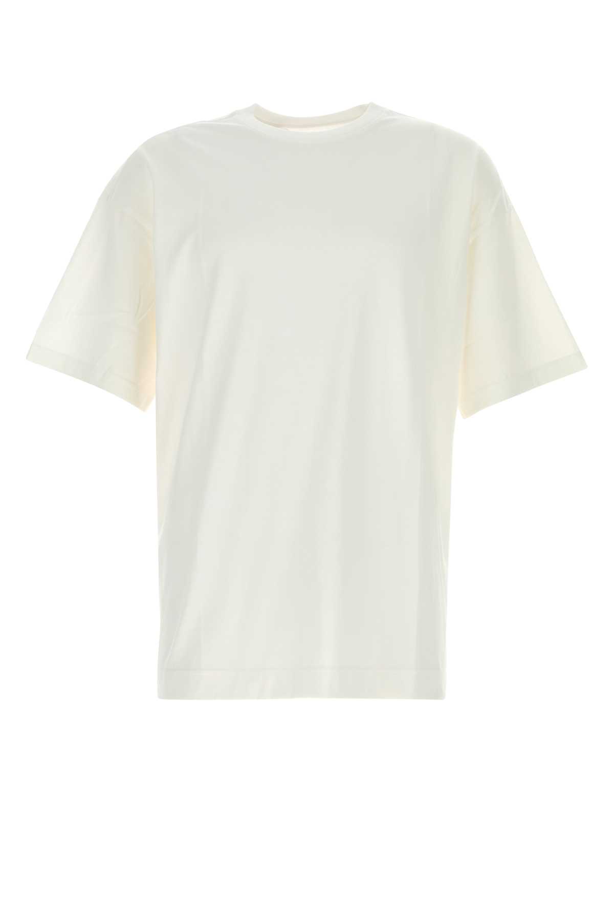 Homme Plissé Issey Miyake White Cotton T-shirt