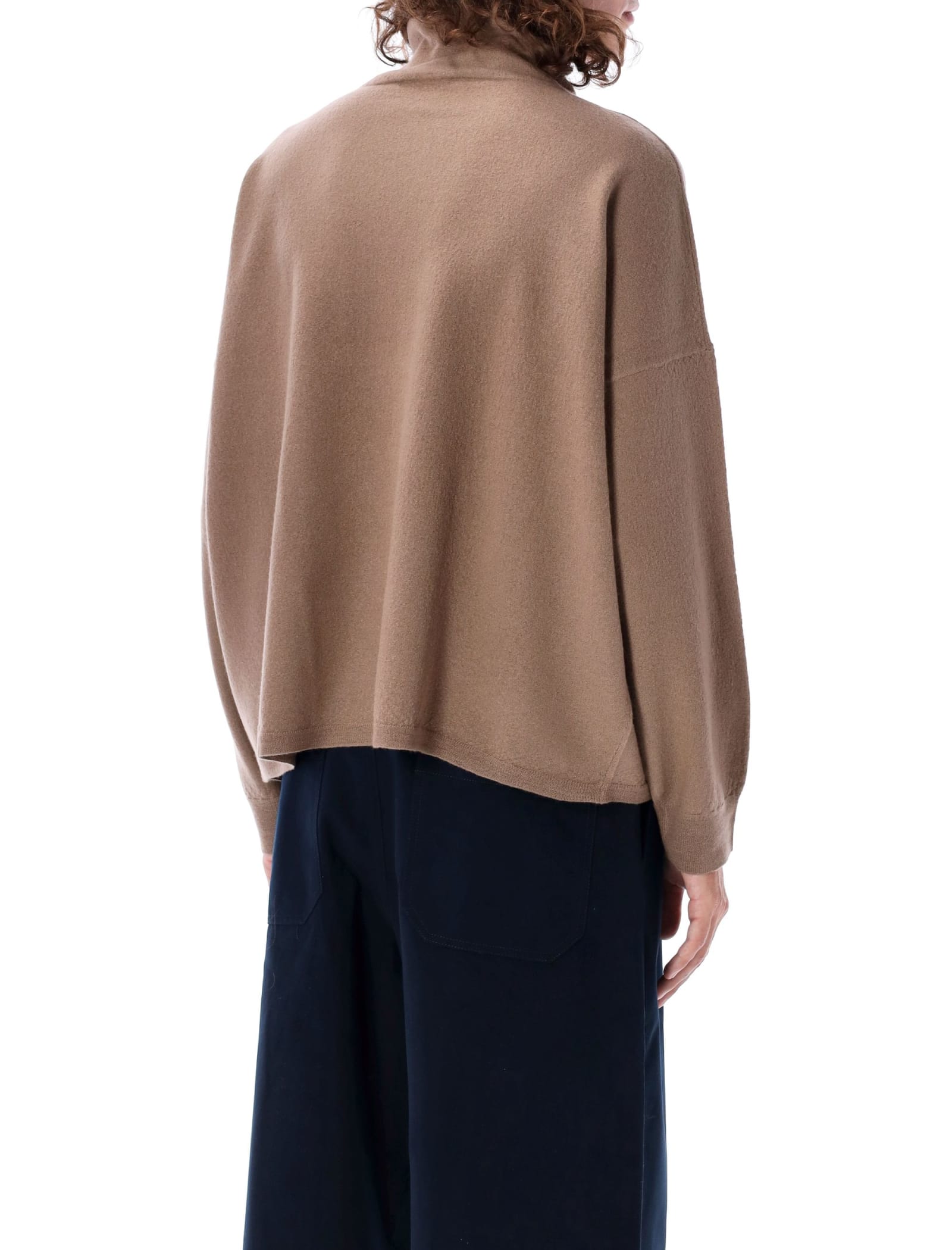 Shop Studio Nicholson Tensa High Neck In Straw