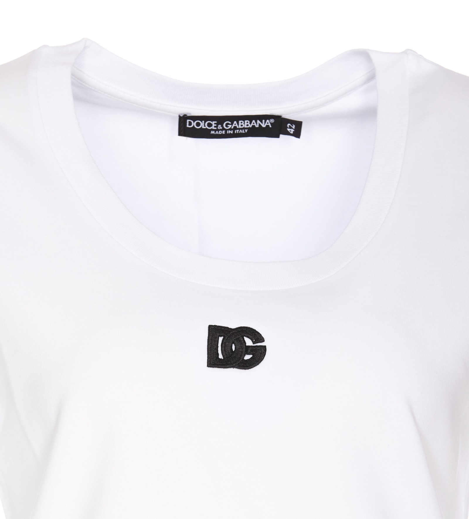 Shop Dolce & Gabbana Logo T-shirt In White