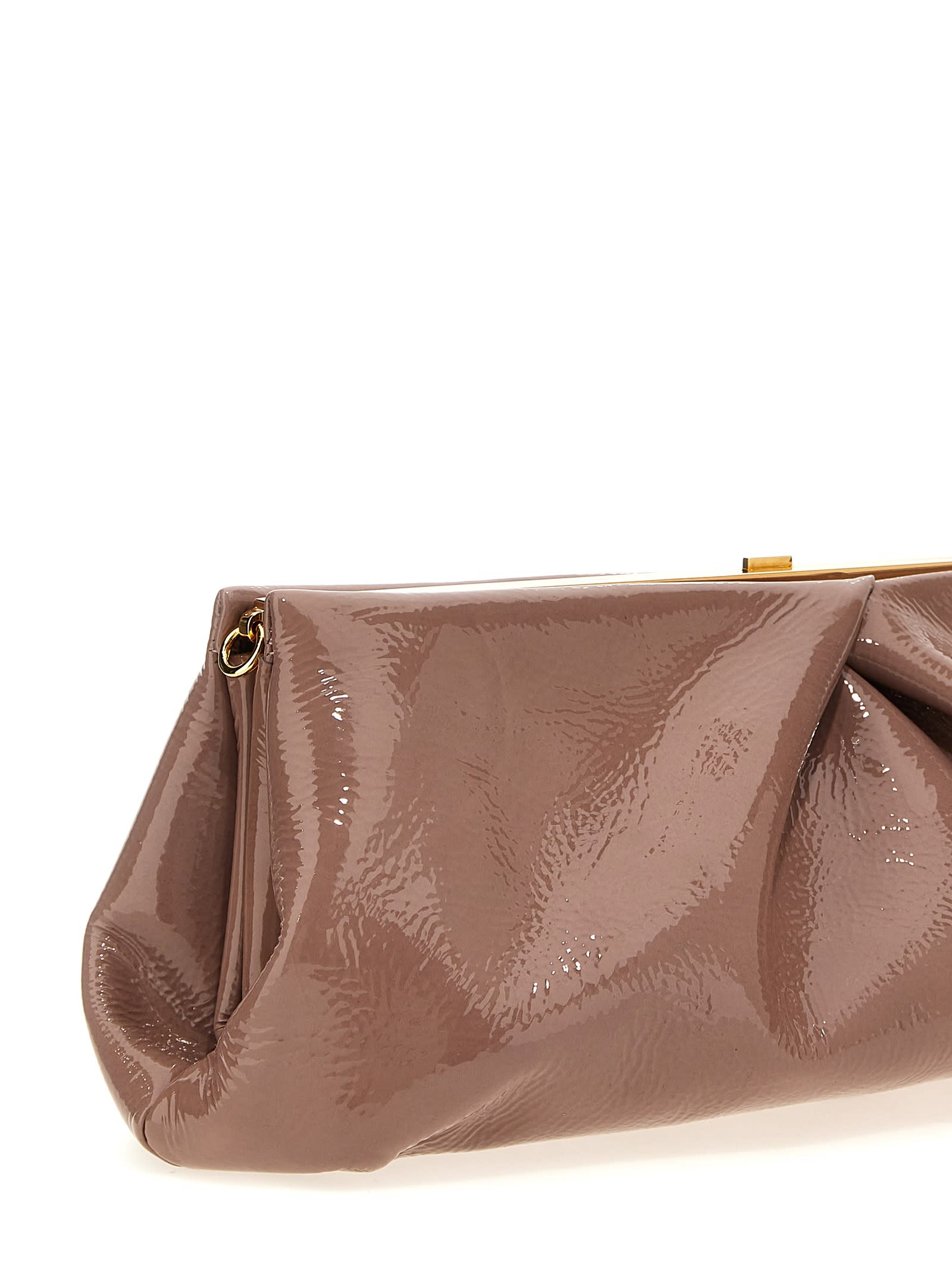 Shop Dries Van Noten Patent Clutch