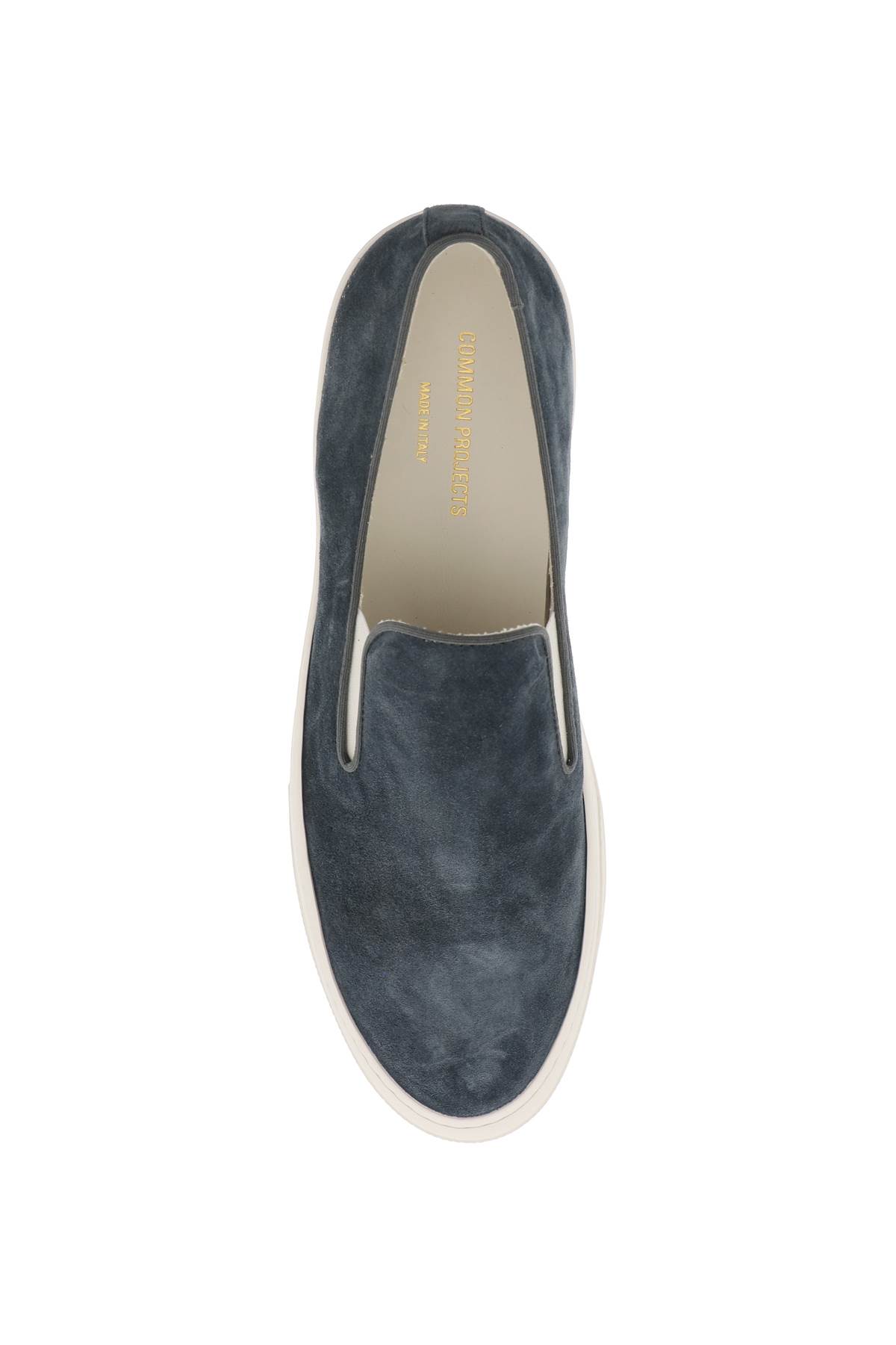 Shop Common Projects Slip-on Sneakers In Navy (blue)