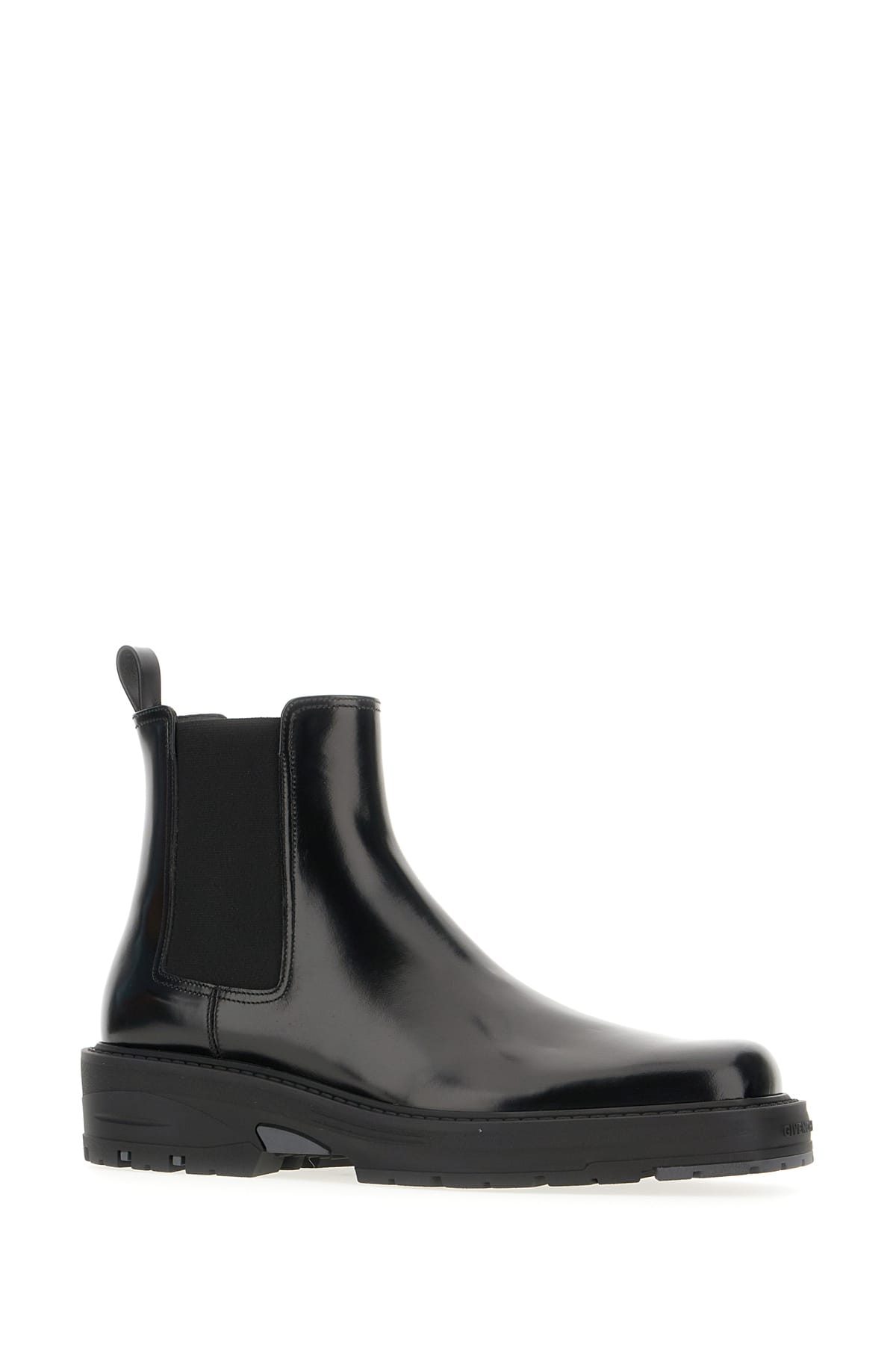 Shop Givenchy Black Leather Ankle Boots