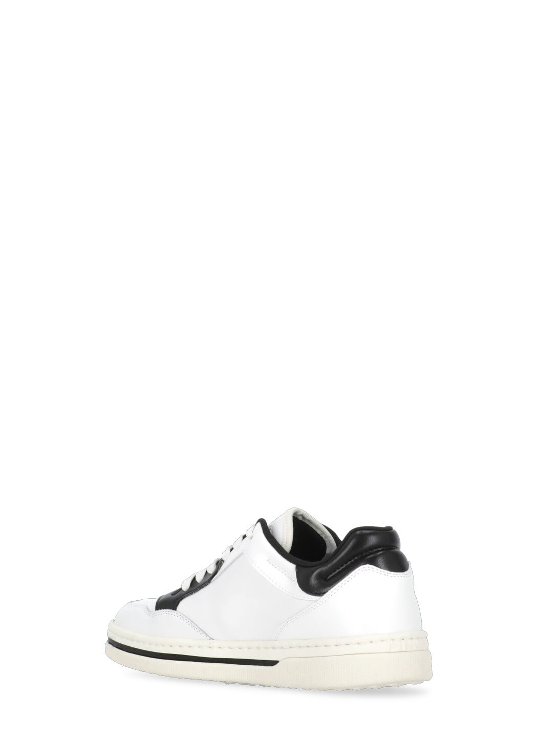 Shop Pinko Leather Sneaker With Logo In White