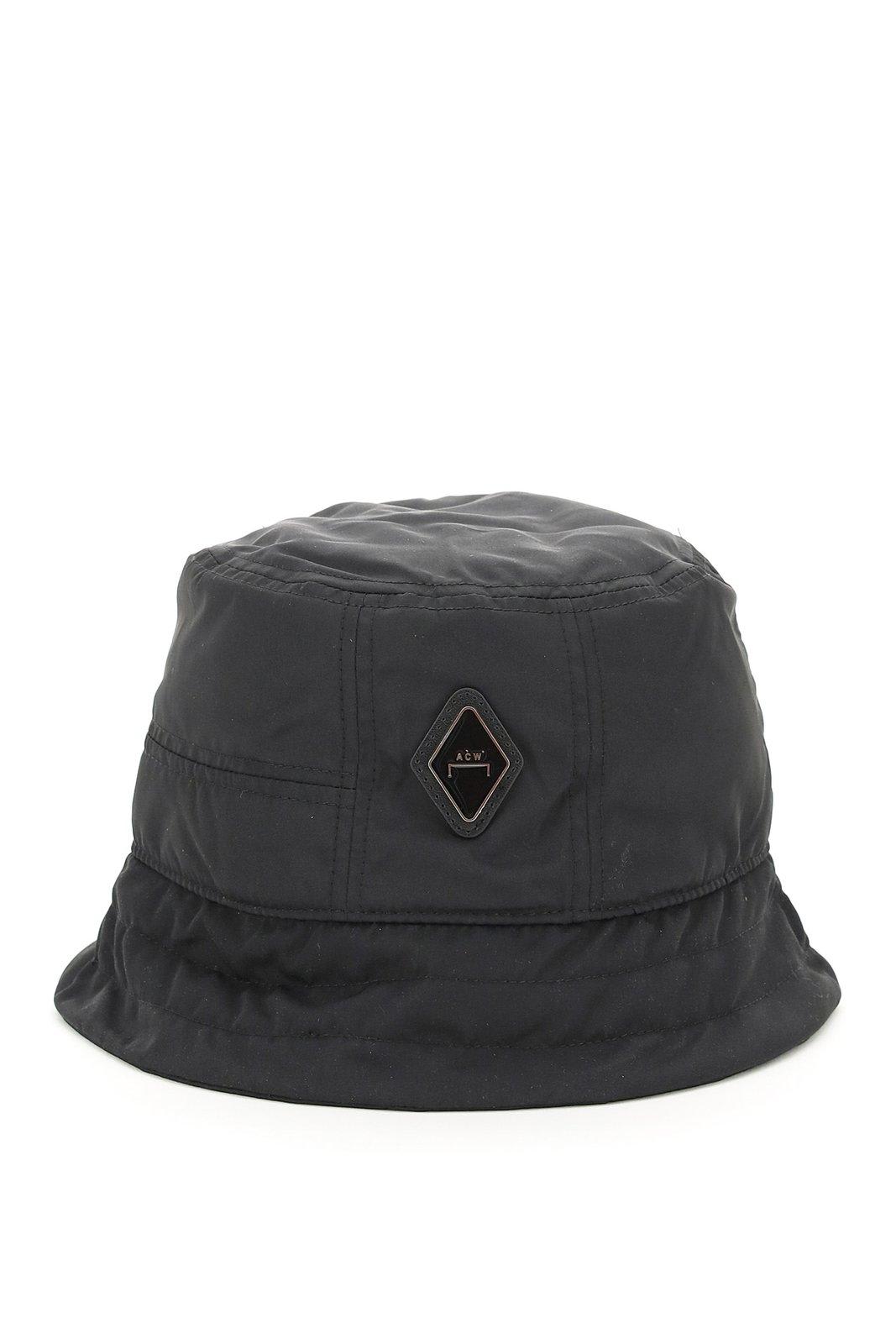 A-cold-wall* Logo Plaque Padded Bucket Hat In Black