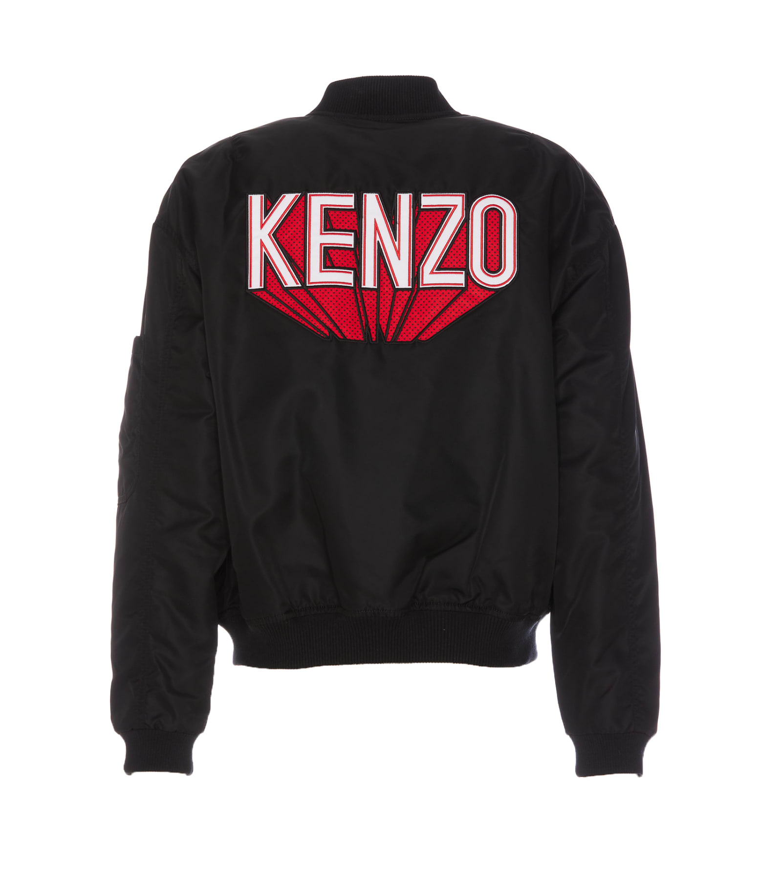 Shop Kenzo 3d Flight Bomber Jacket In Black