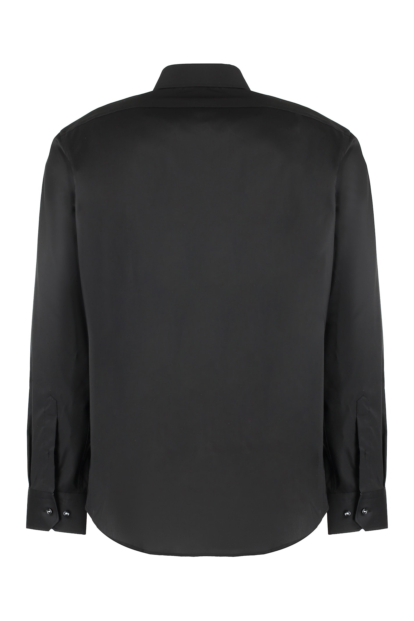 Hugo Boss Boss Cotton Shirt In Black