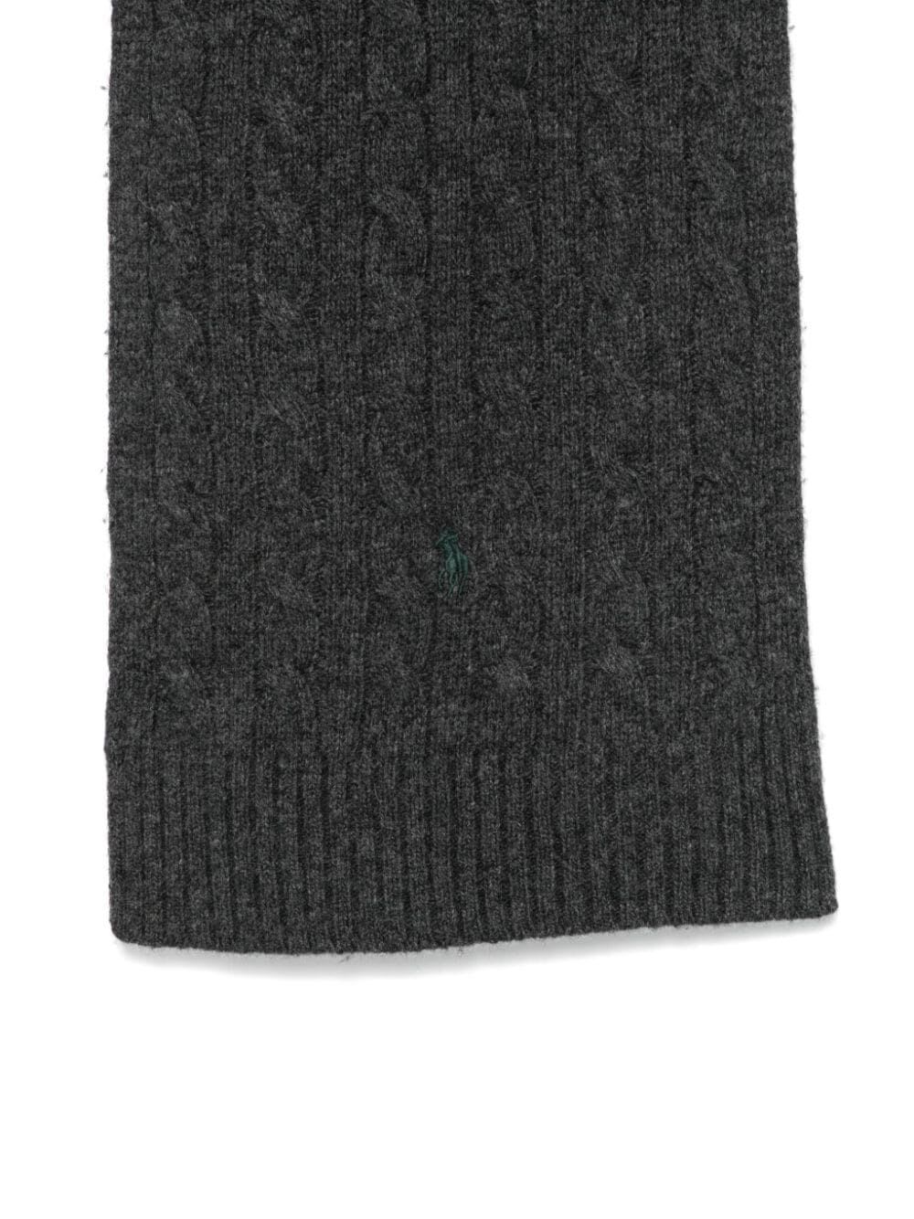 Polo Ralph Lauren Scarf Classic Wool Blend In Gray