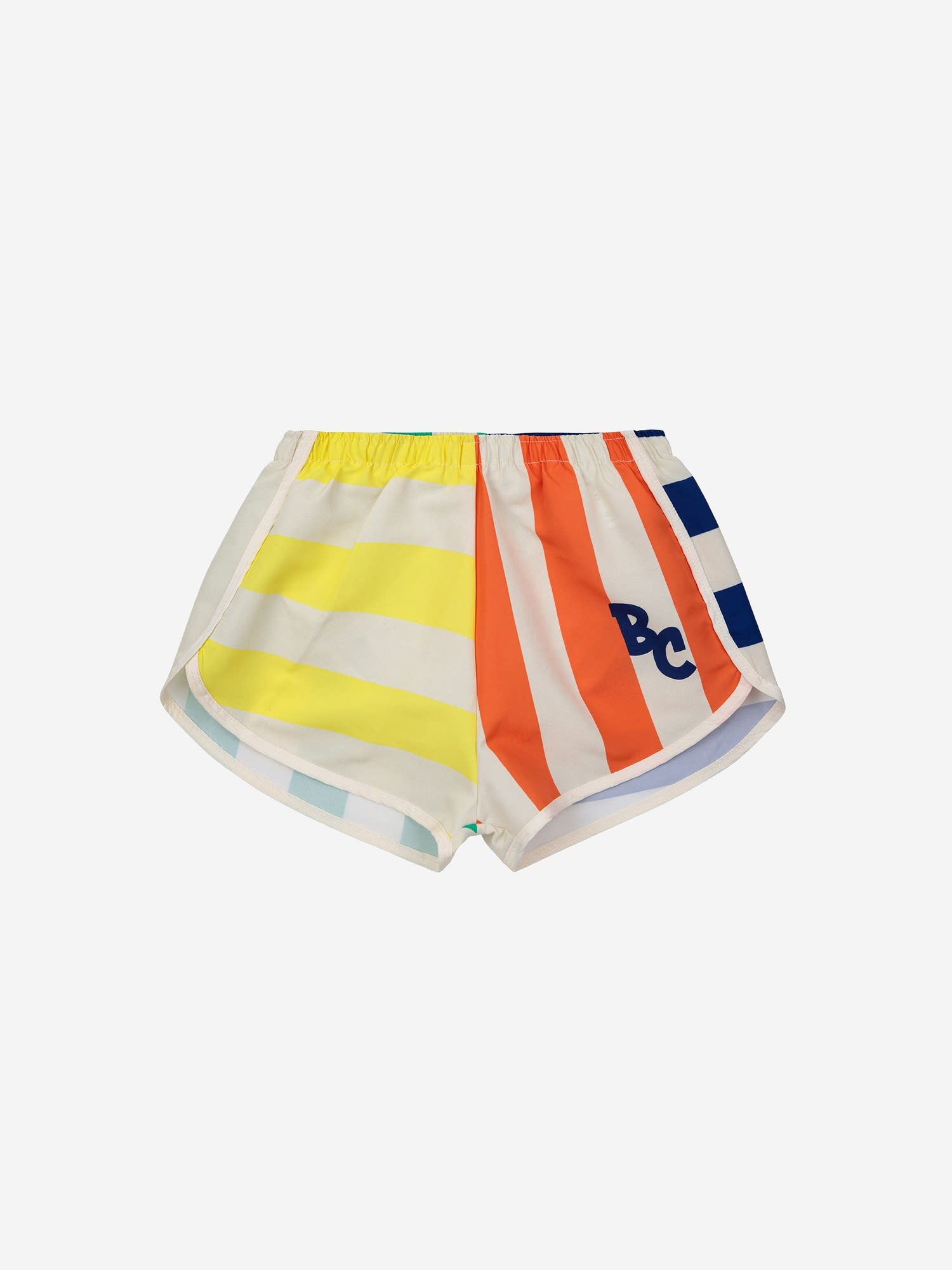 Bobo Choses Kids' Boxer Swim Shorts Multicolor For Boy With Stripes