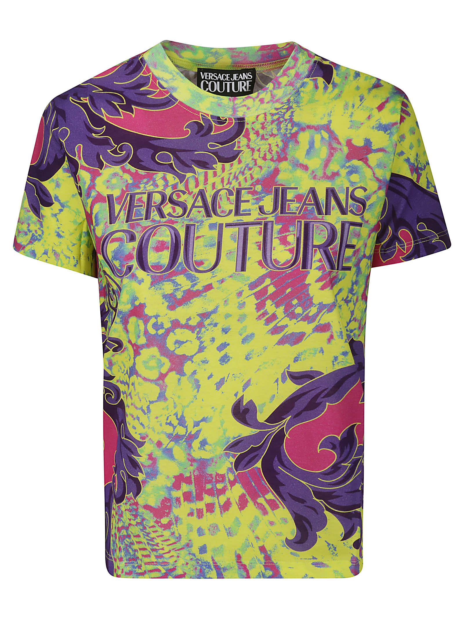 VERSACE JEANS COUTURE 76DP613 R PLACED T-SHIRT