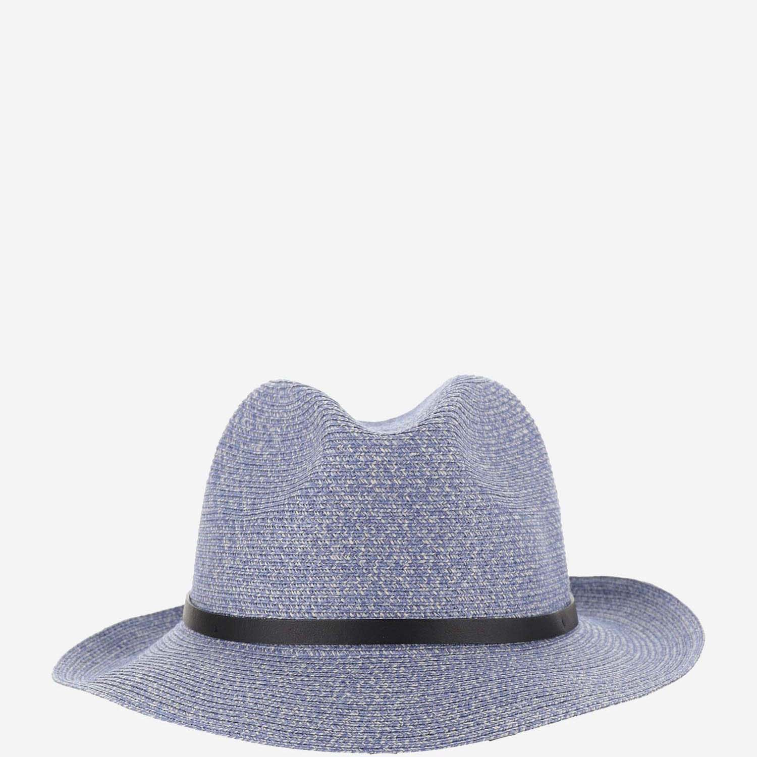 Shop Filippo Catarzi Paper Blend Hat In Blue
