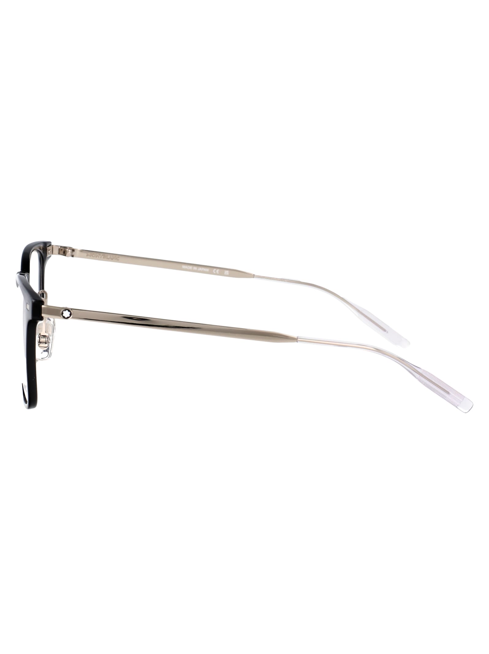 Montblanc Black-silver-transparent Injection Glasses In Multi