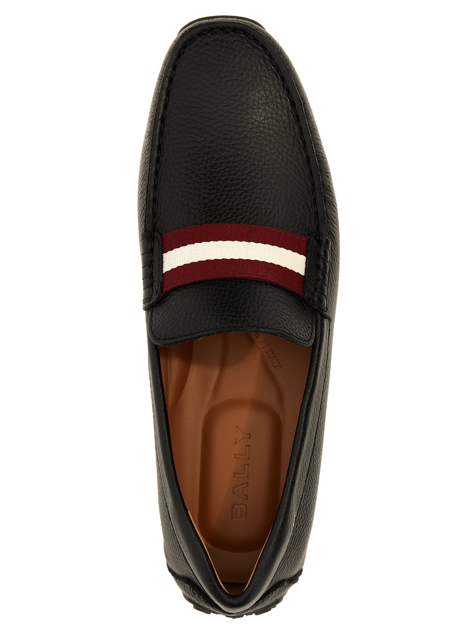 Shop Bally Perthy Loafers In Black