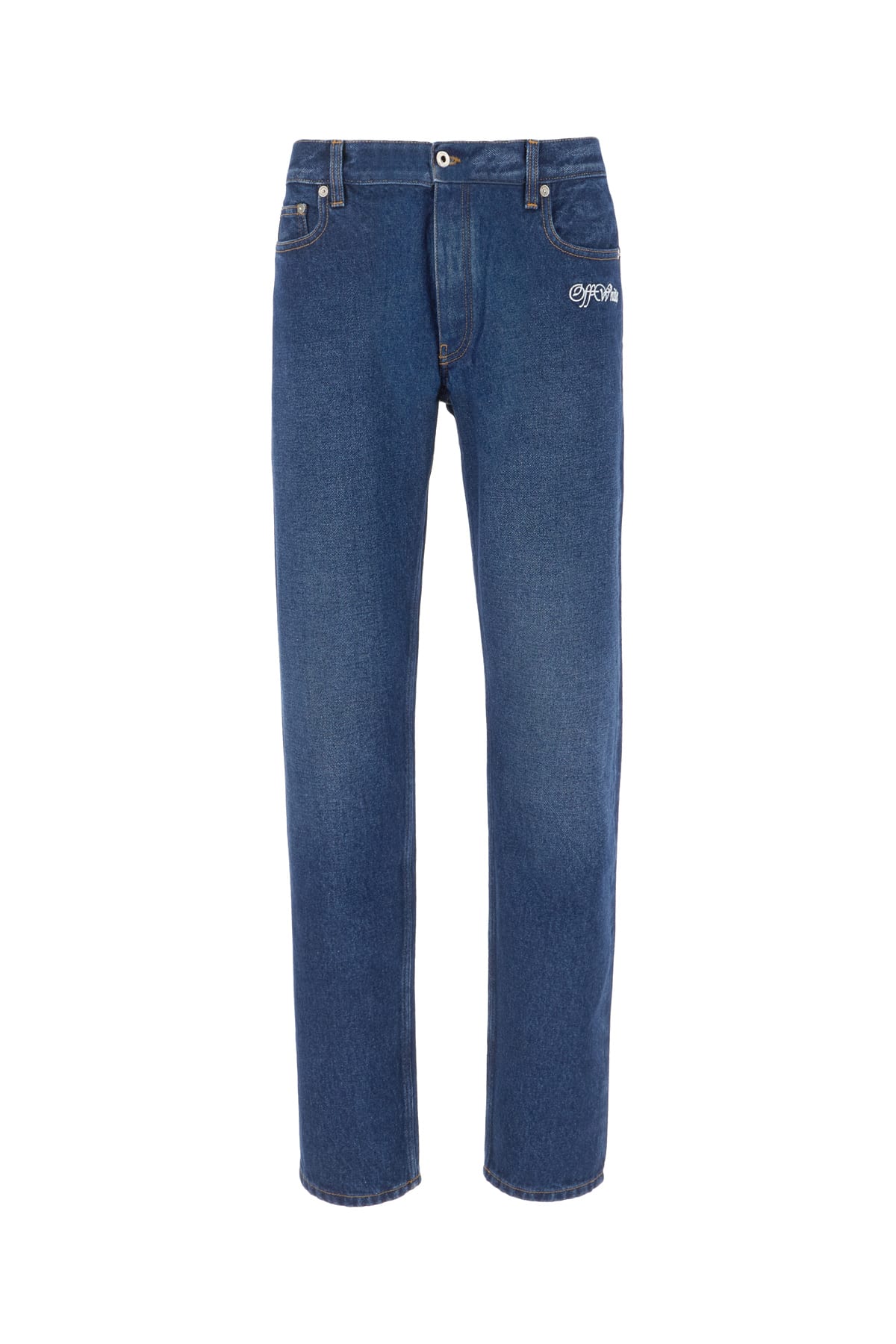 Off-white Denim Jeans In Medium Blue