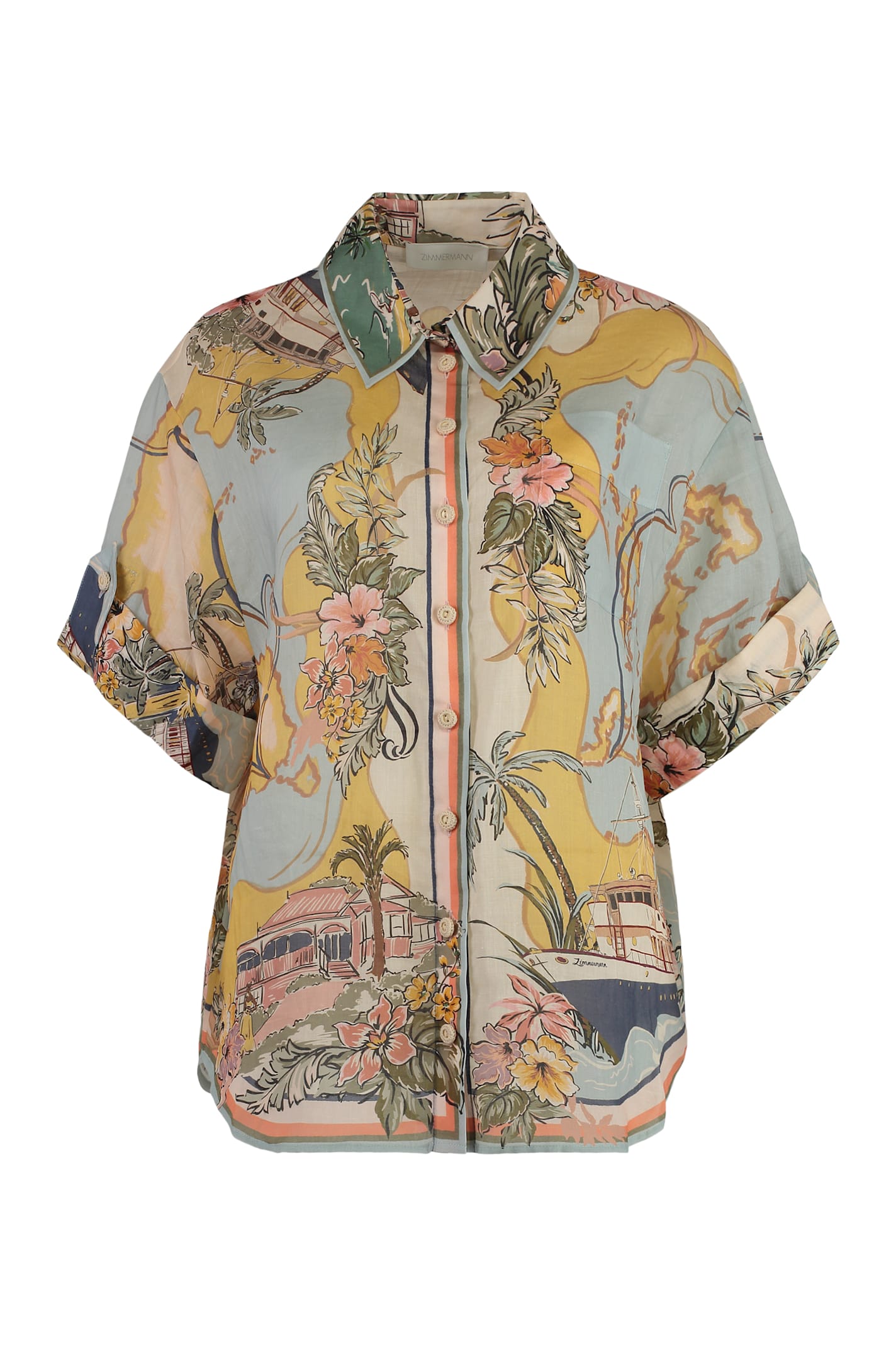 Tallow Printed Short Sleeved Shirt