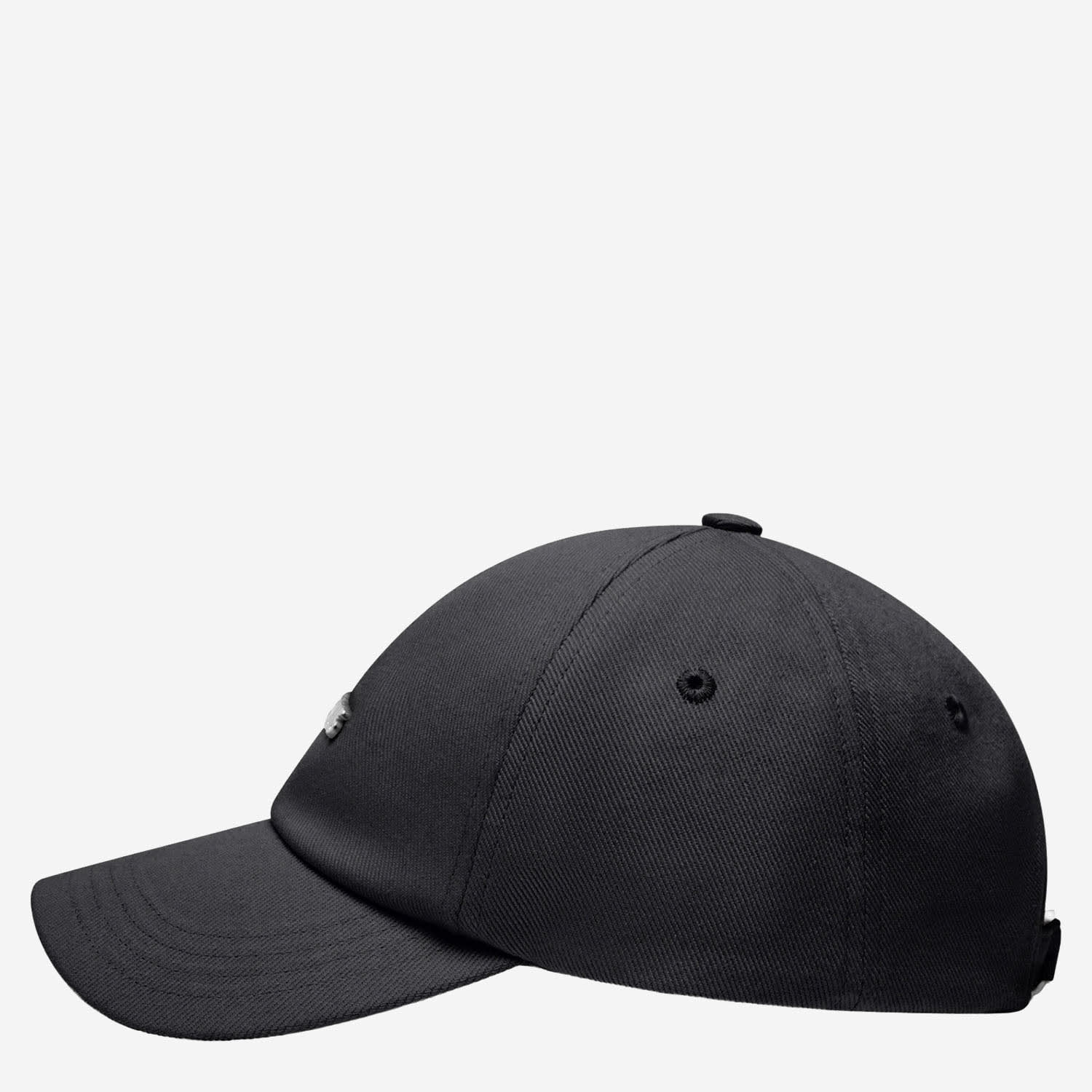 Jacquemus Gadjo Baseball Cap With Logo Plaque In Black