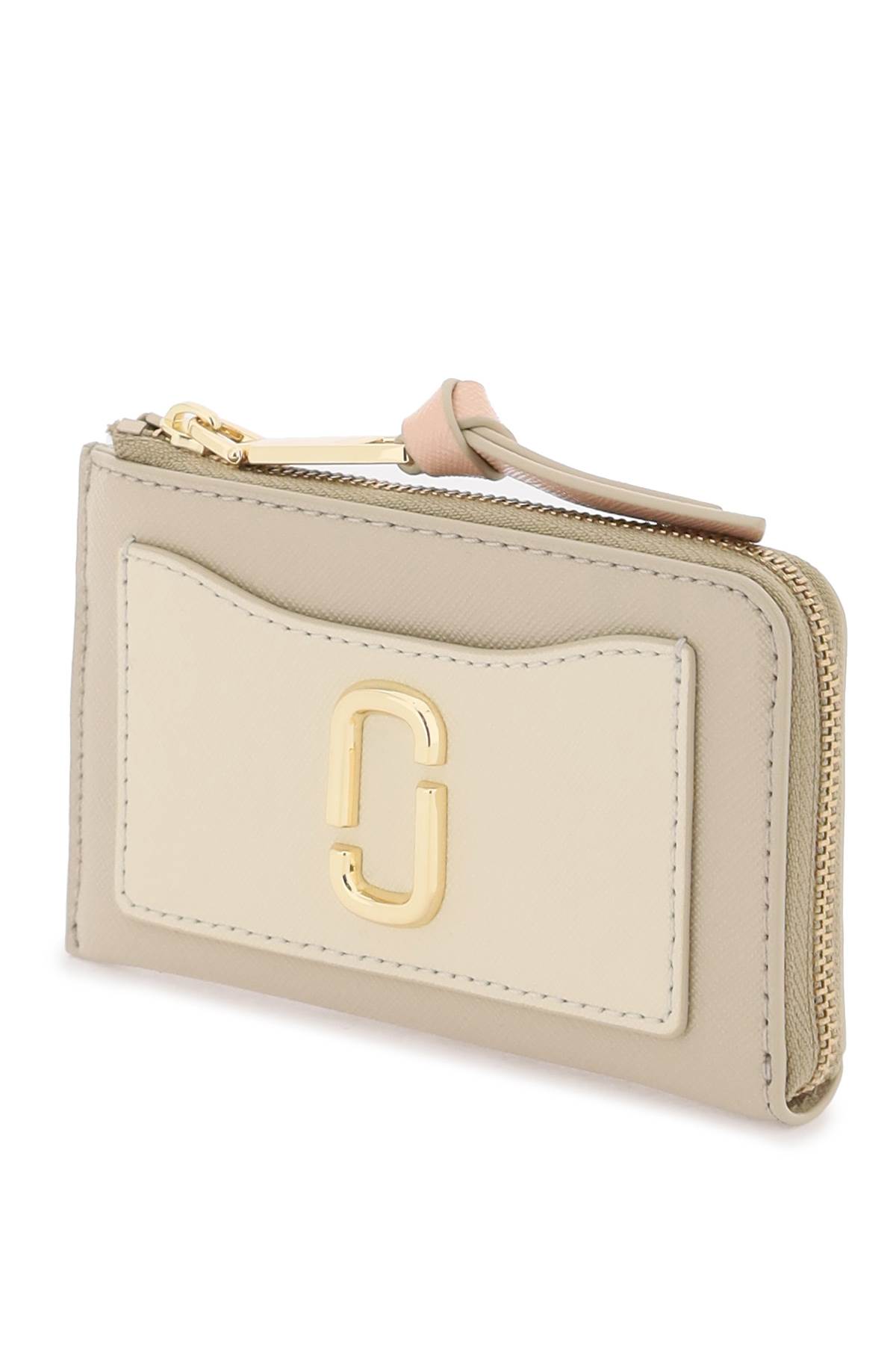 Shop Marc Jacobs The Utility Snapshot Top Zip Multi Wallet In Khaki Multi (beige)