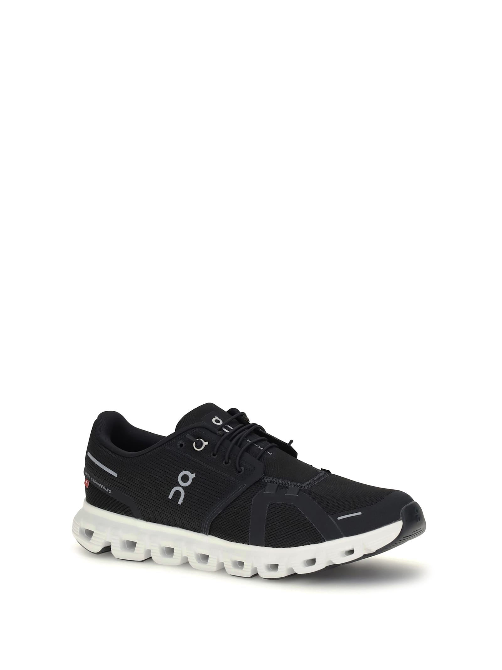 On Cloud 6 Sneakers Black White In Black