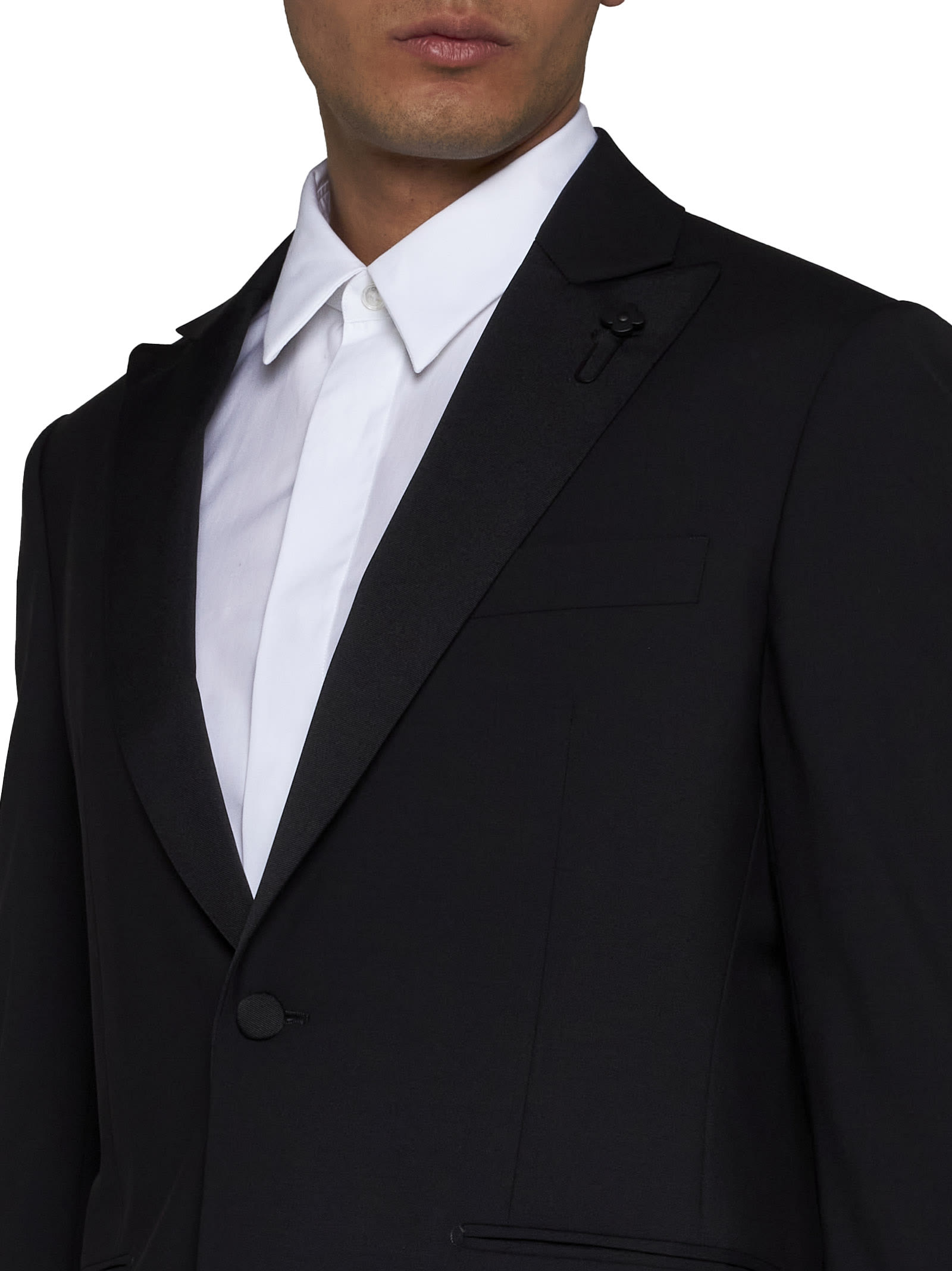 Shop Lardini Suit In Black