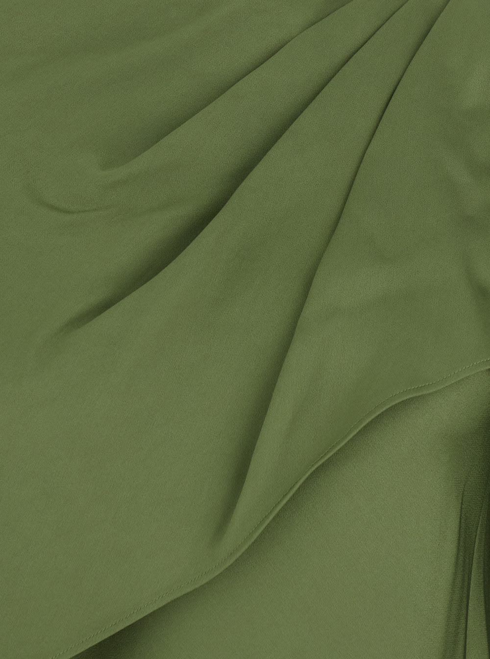 Simkhai Womens Olive Izel Caped Satin Maxi Gown In Green