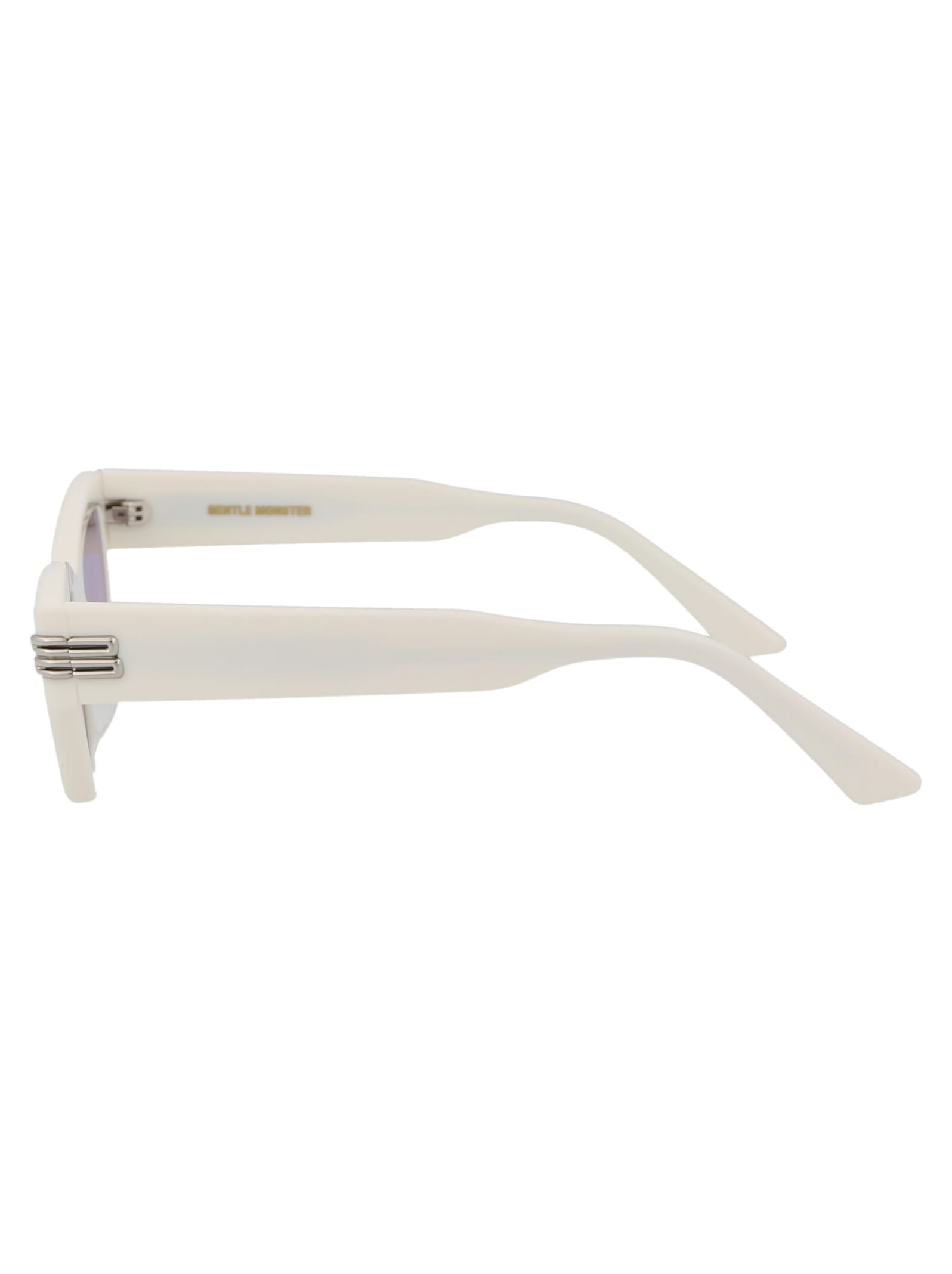 Gentle Monster Rectangle-frame Sunglasses In W2 White