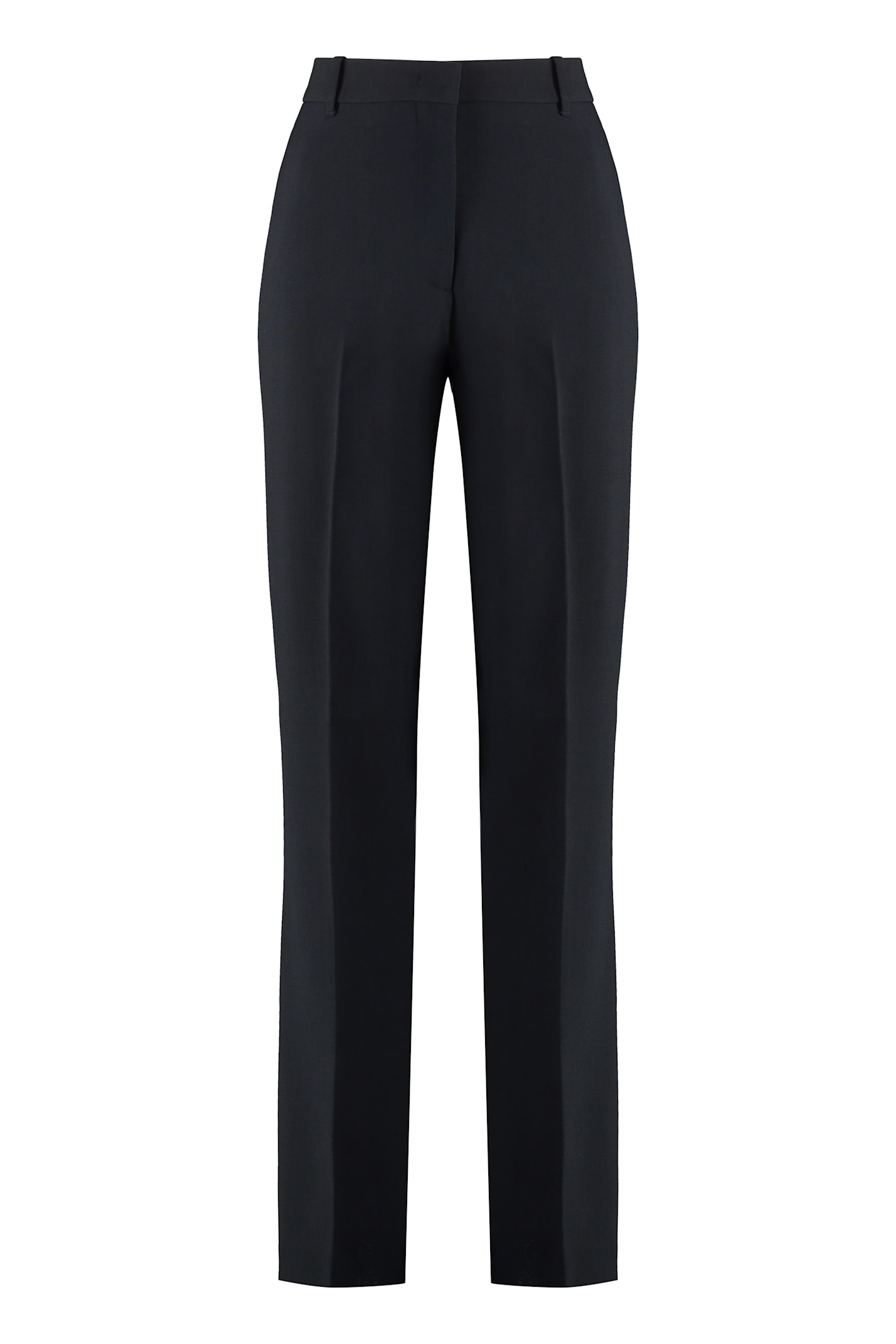 Shop Golden Goose Wool Blend Trousers In Blue