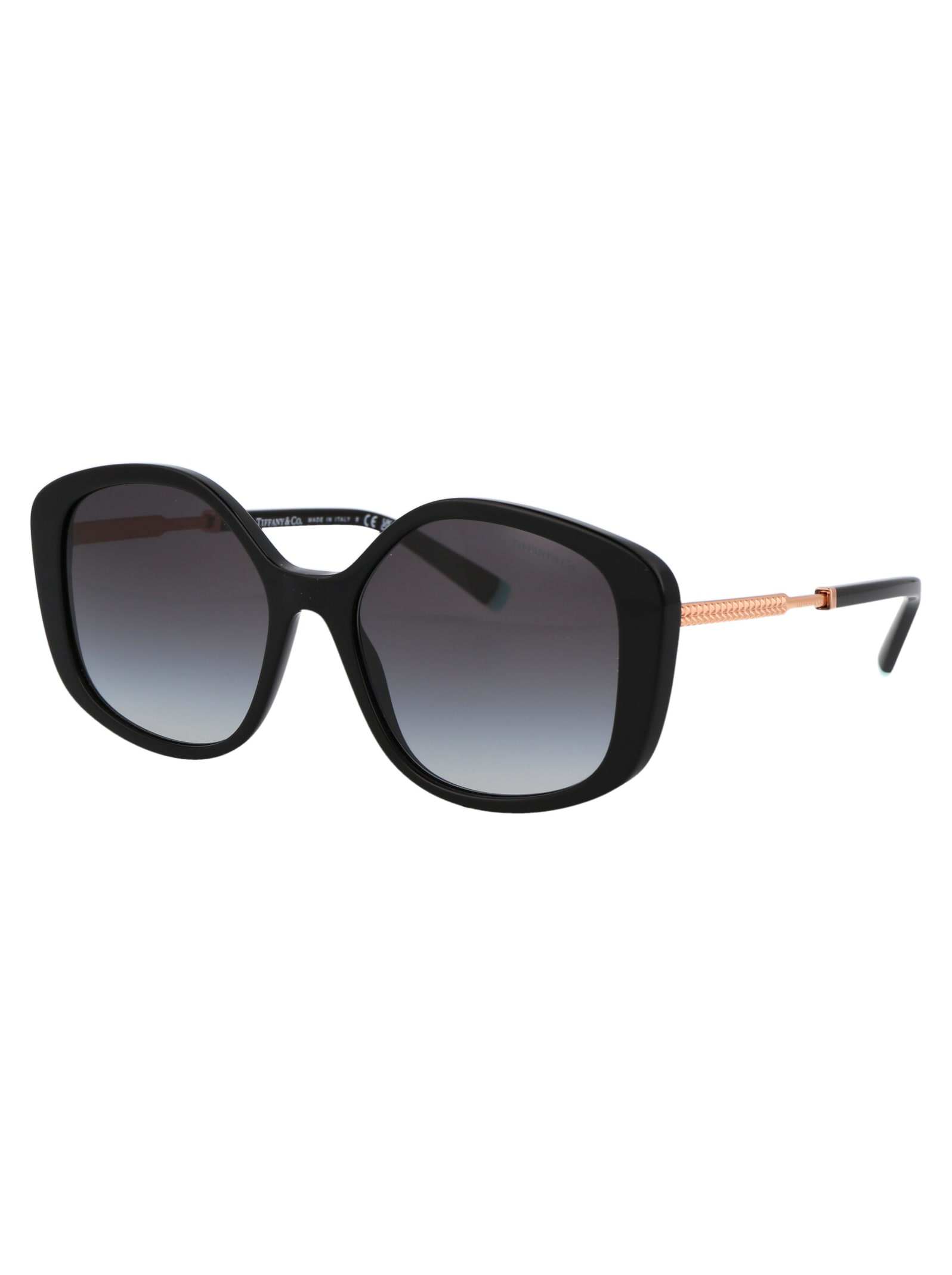 Shop Tiffany &amp; Co. 0tf4192 Sunglasses In 80013c Black