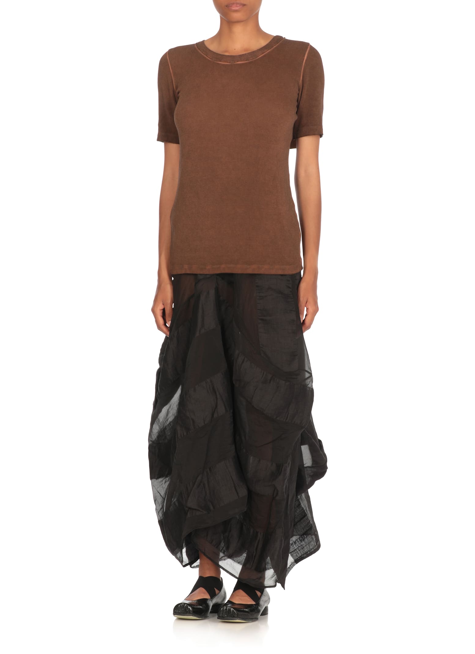 Uma Wang T-shirts And Polos In Brown