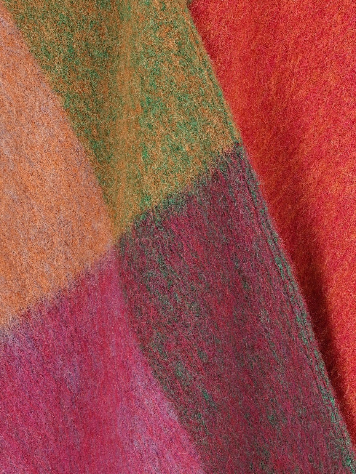 Woolrich Color-blocked Cape In Multicolor