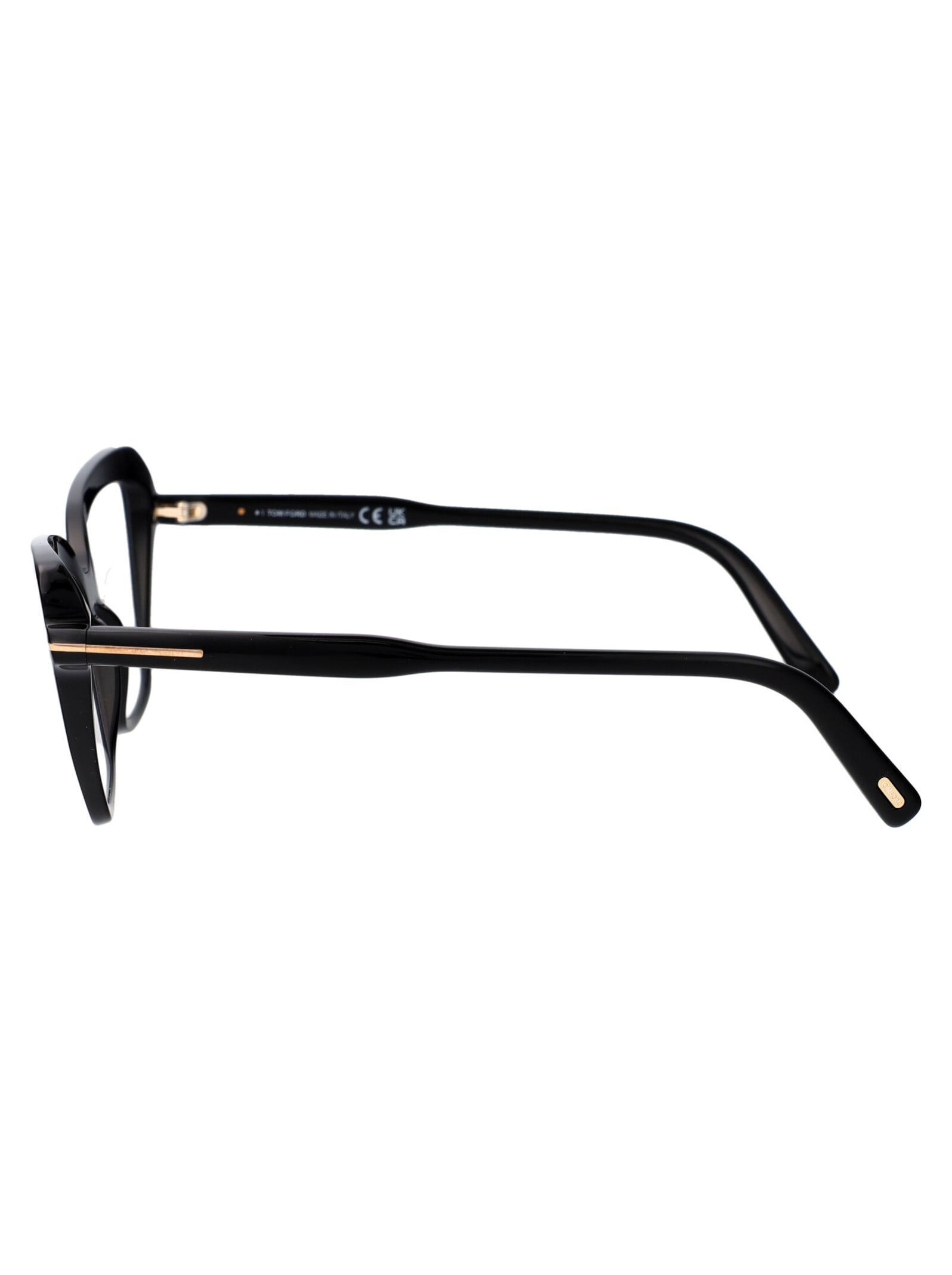 Shop Tom Ford Ft5948-b Glasses In 001 Nero Lucido