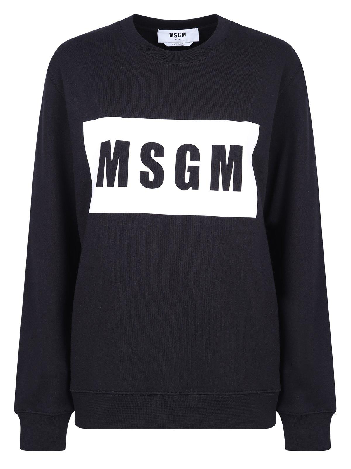 Logo Print Crewneck Sweatshirt