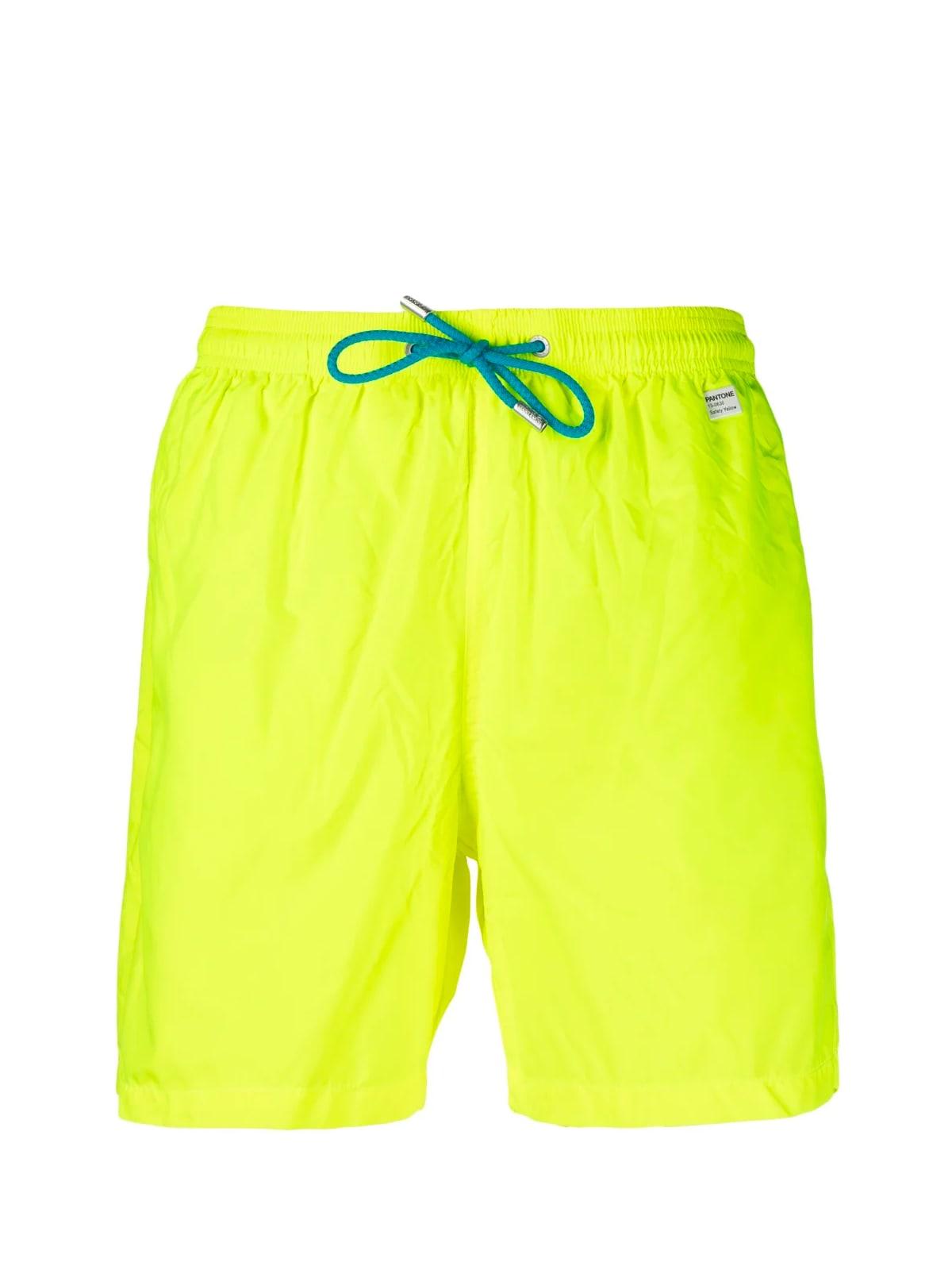 Shop Mc2 Saint Barth Ultralight Swim Short Pantone In Fluo Yellow
