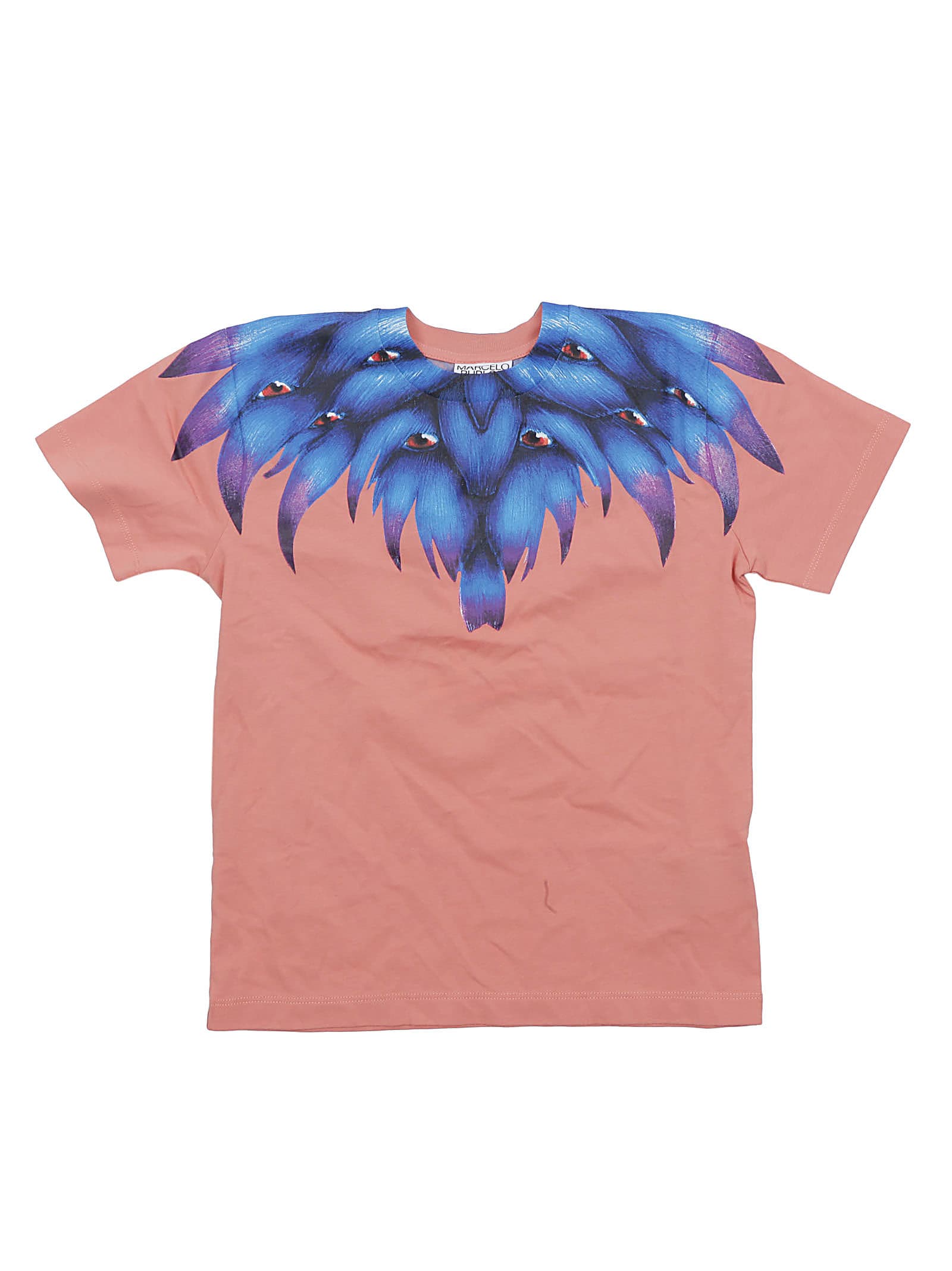 Marcelo Burlon Blue Monster Wings Tshirt S/s