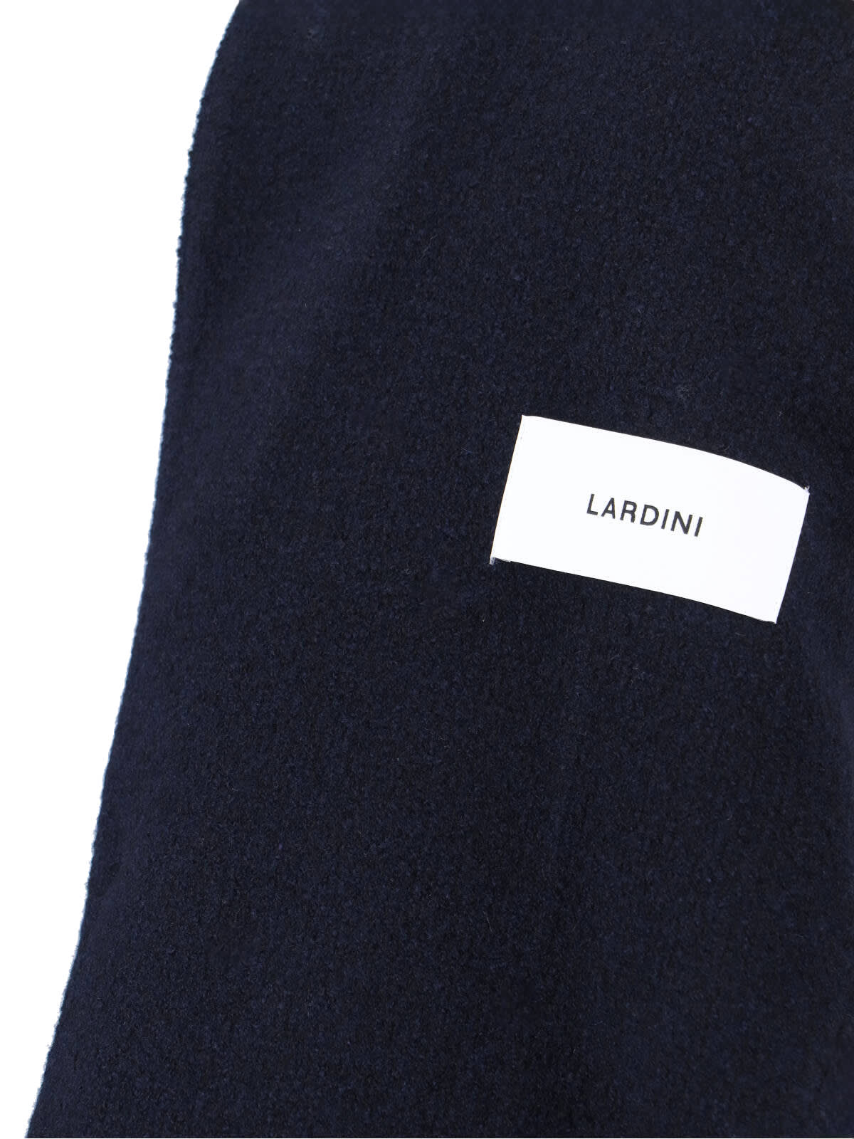 Lardini Single-breasted Virgin Wool Blend Blazer In Blue