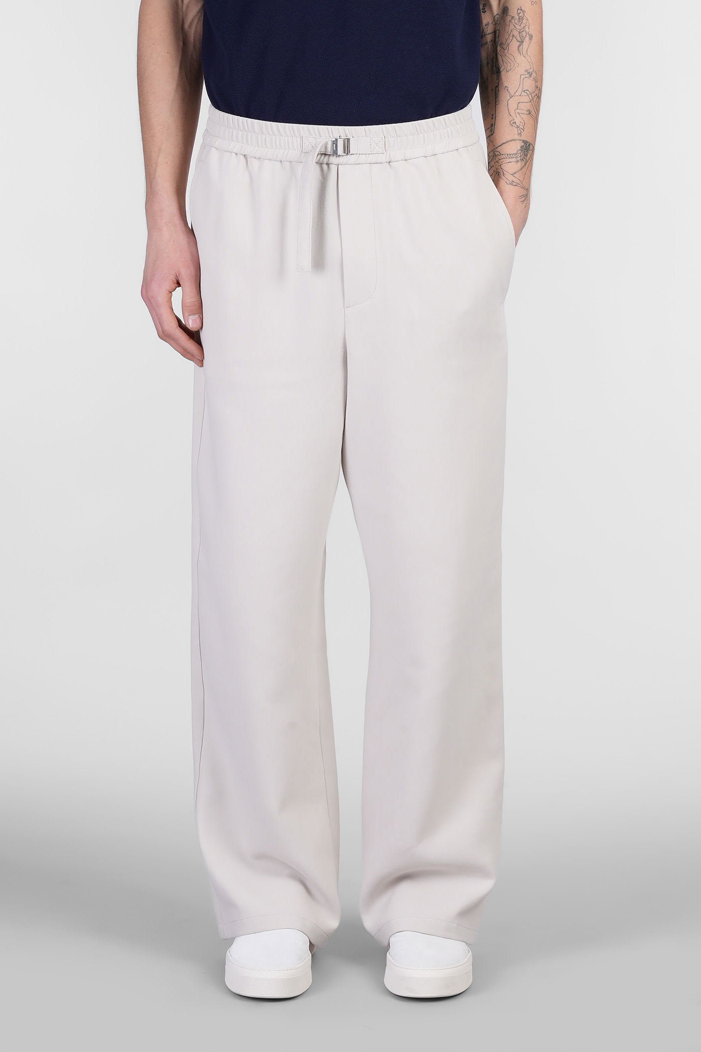 Pants In Grey Cotton