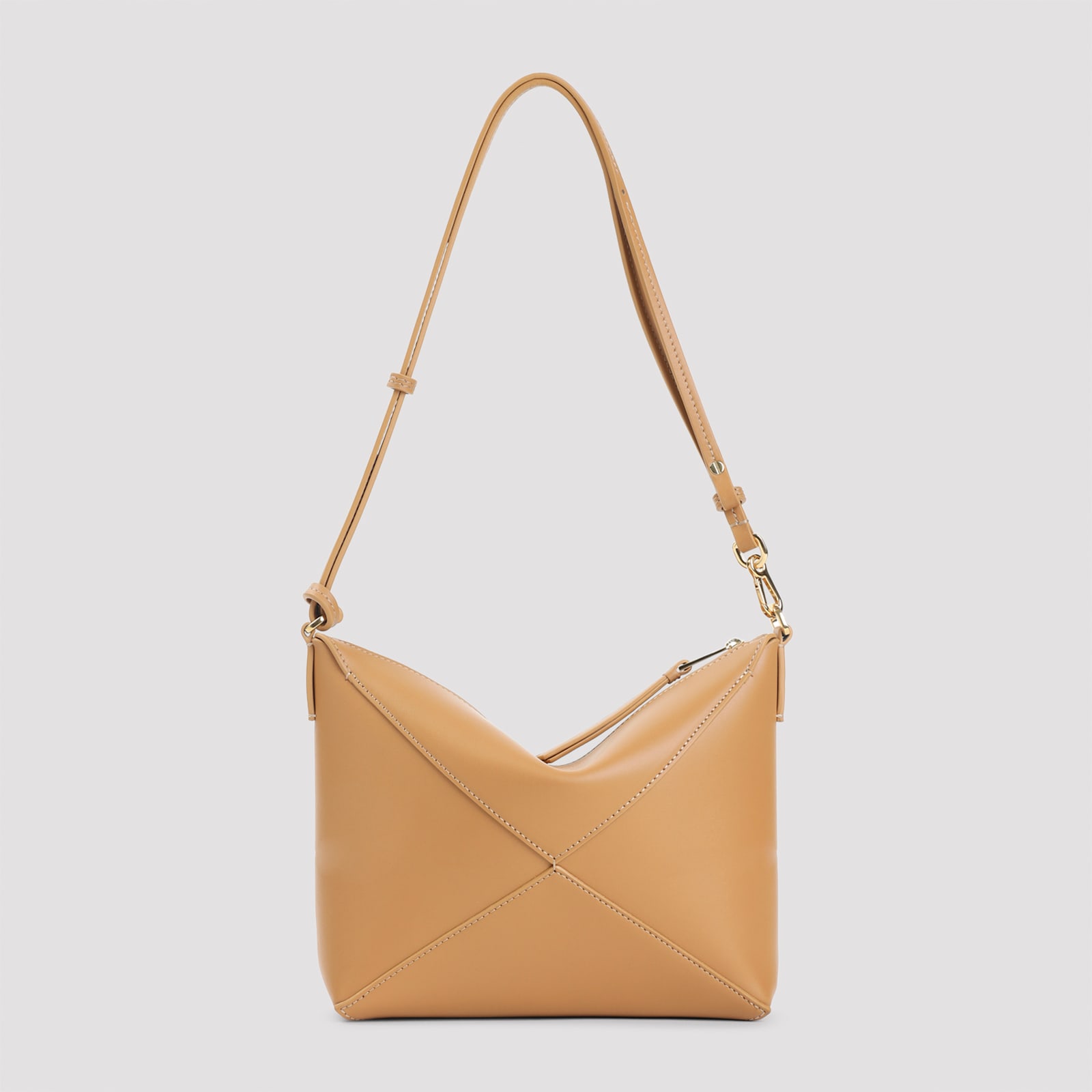 Loewe Puzzle Fold Pouch In Sand