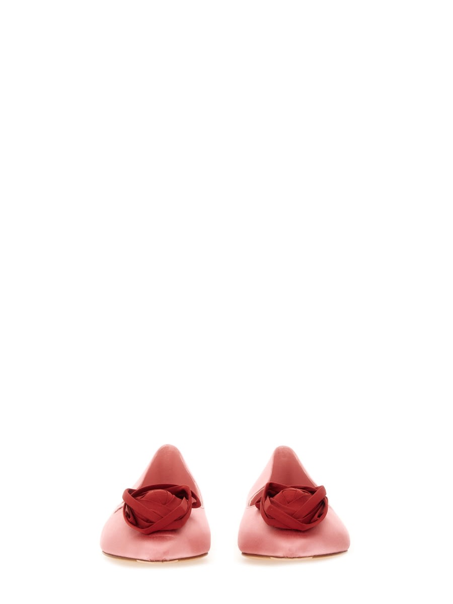 Roger Vivier Ballerina Rose Vivier In Pink