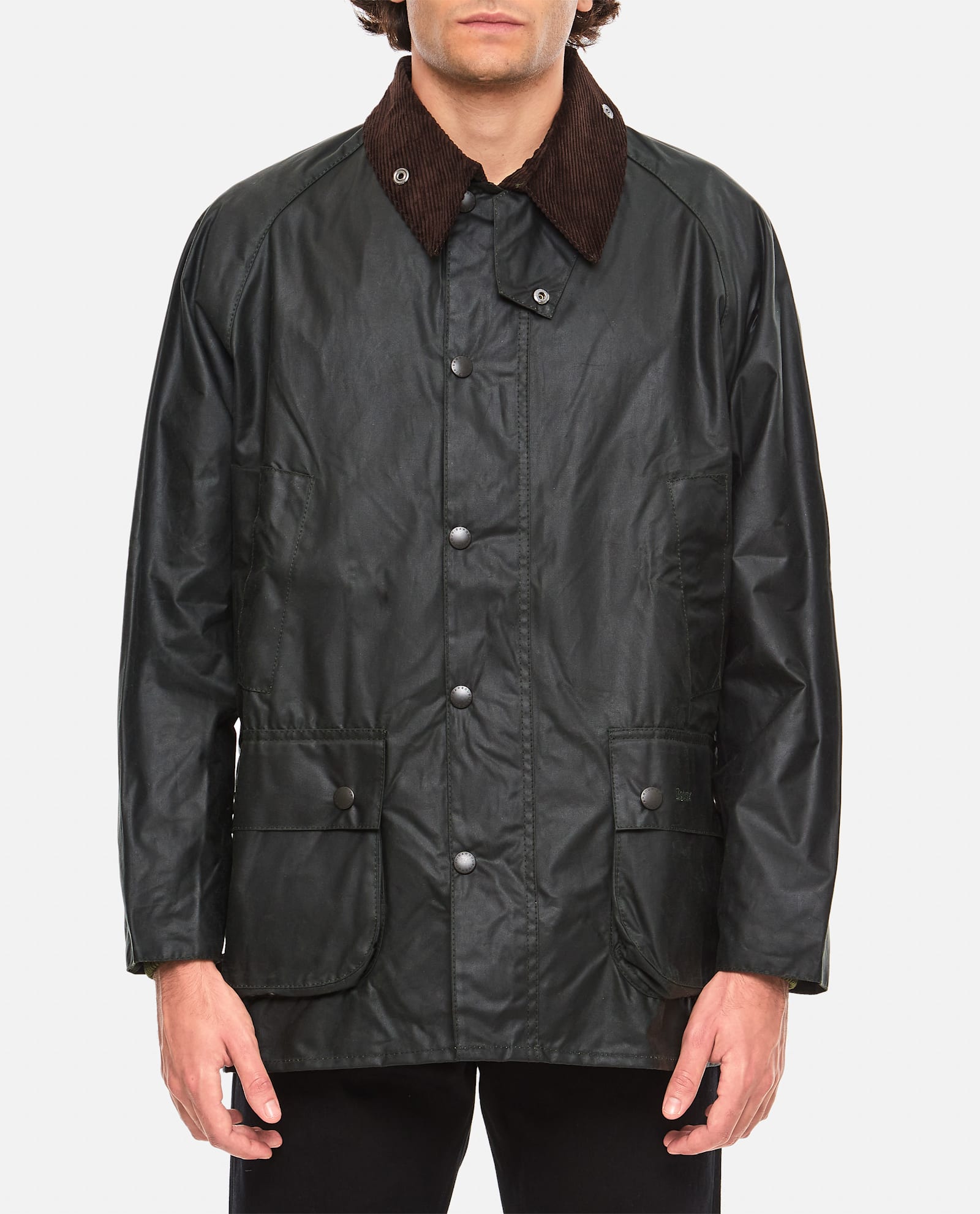 Barbour Bedale Wax Jacket In Black