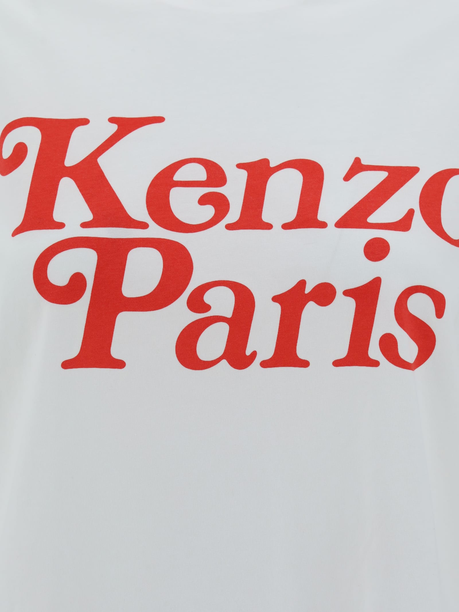 Shop Kenzo T-shirt In Bianco
