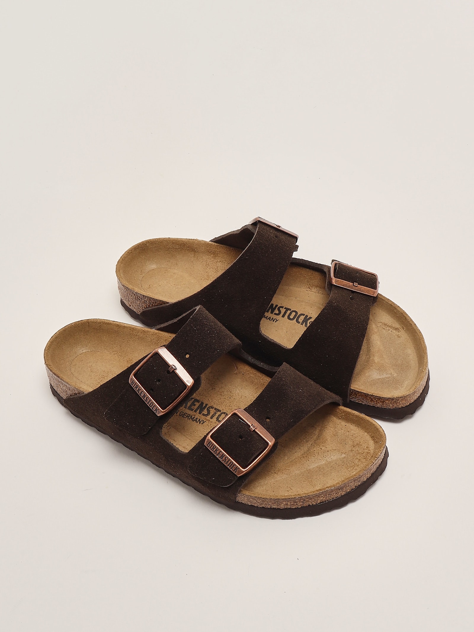 Birkenstock Arizona Mocha Sandal In Brown