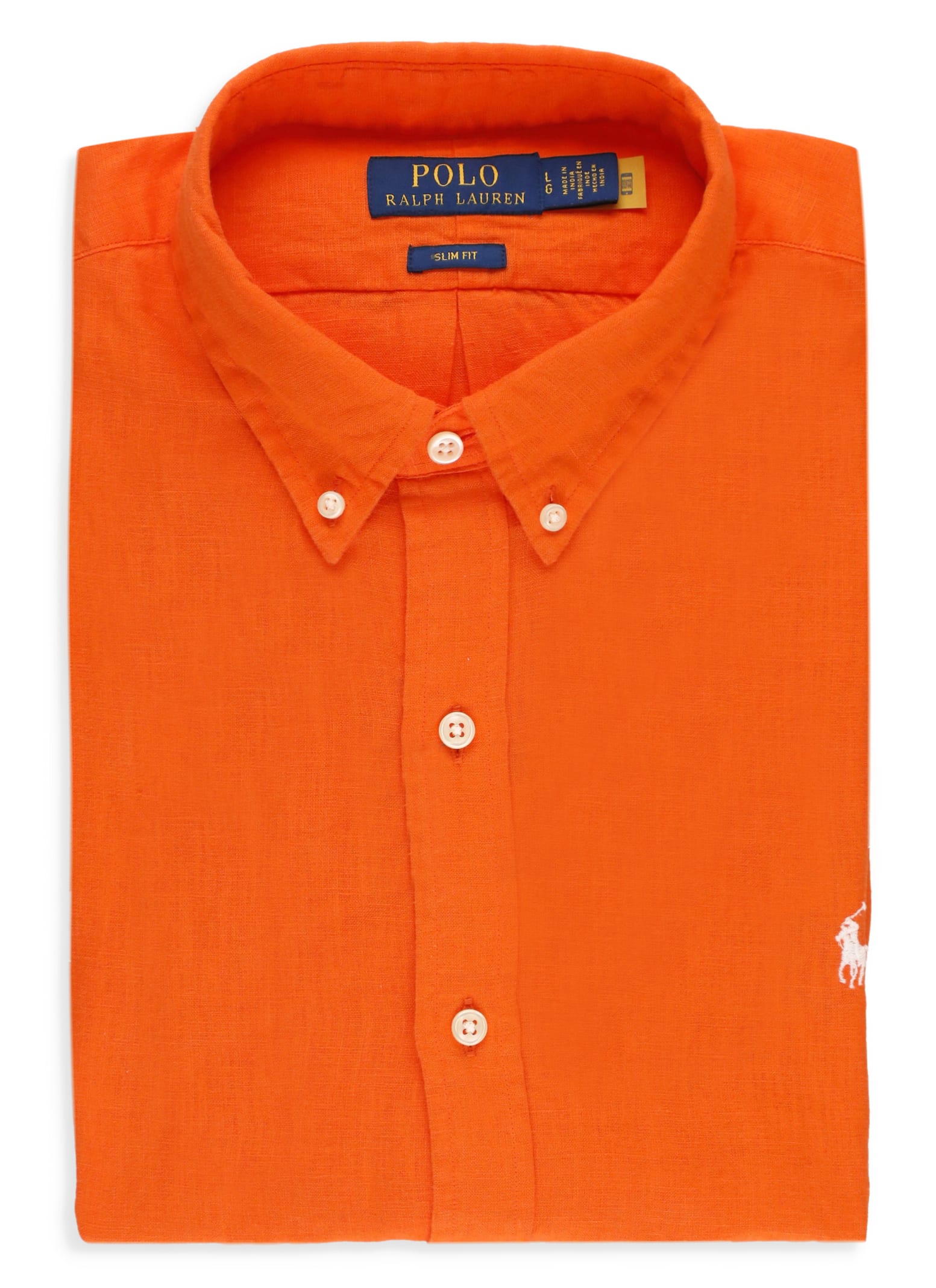 Shop Ralph Lauren Pony Shirt In Orange