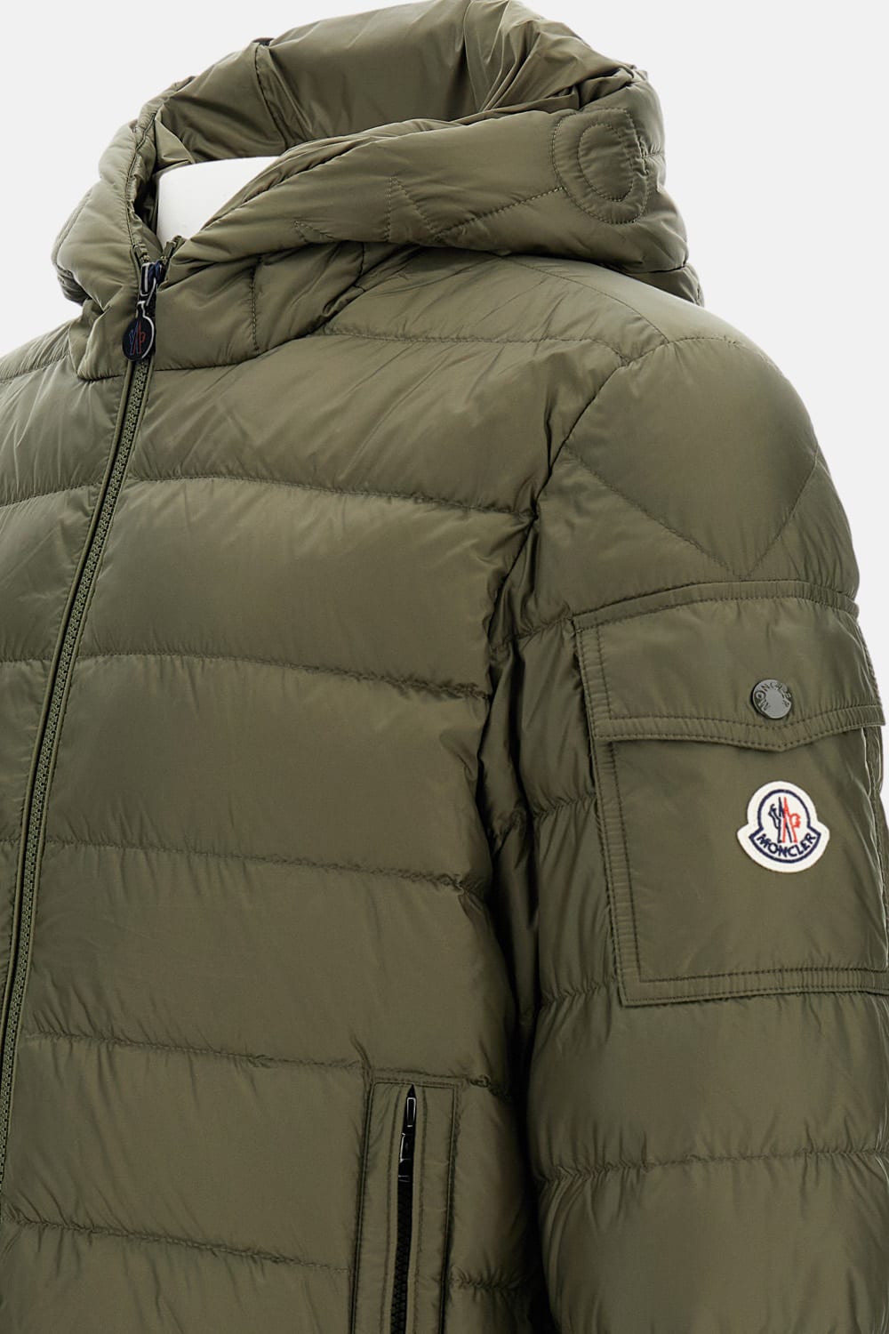 Moncler Najan Down Jacket In Green
