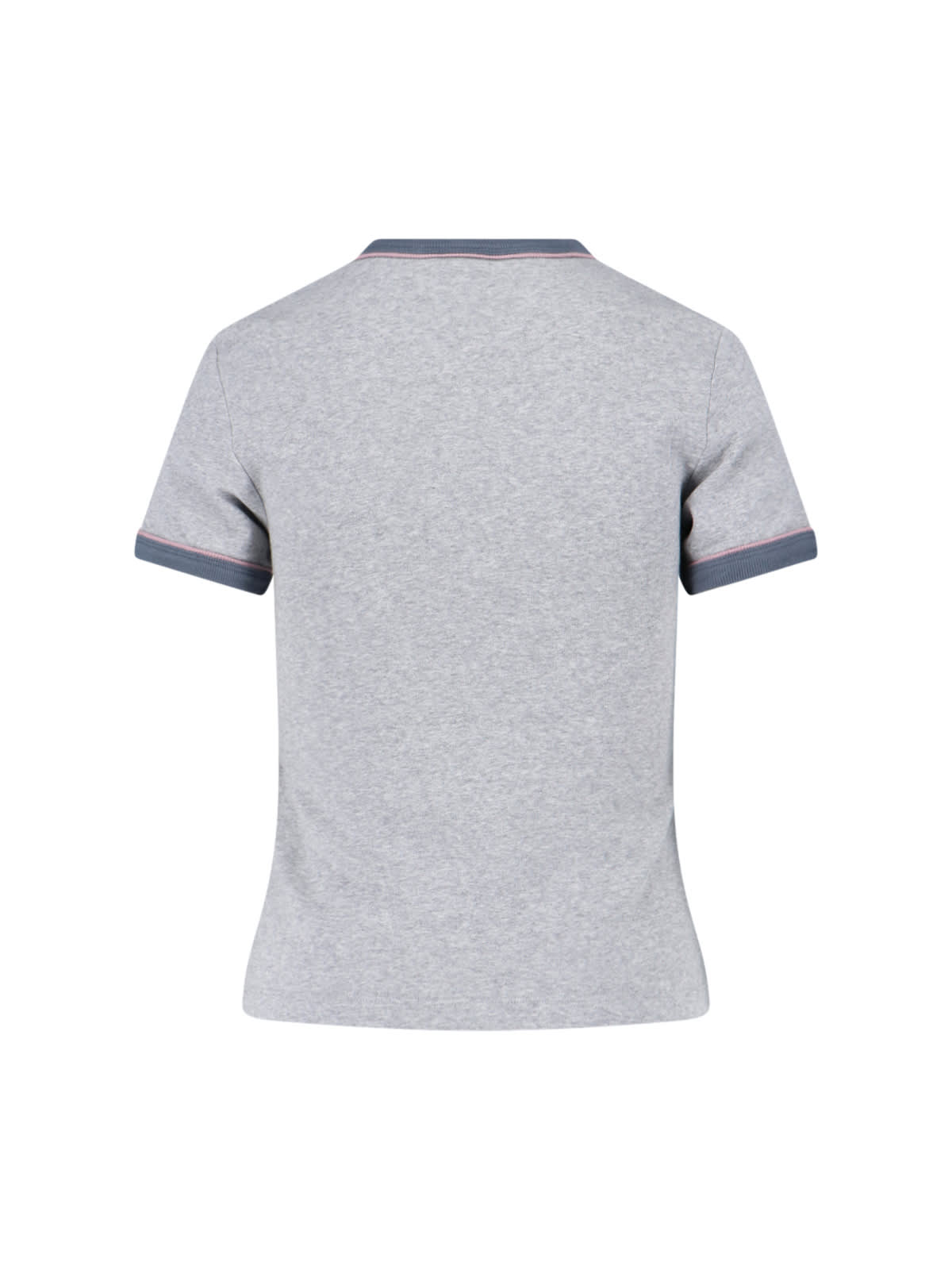 Chloé Baby Fit Logo T-shirt In Cotton Jersey In Gray