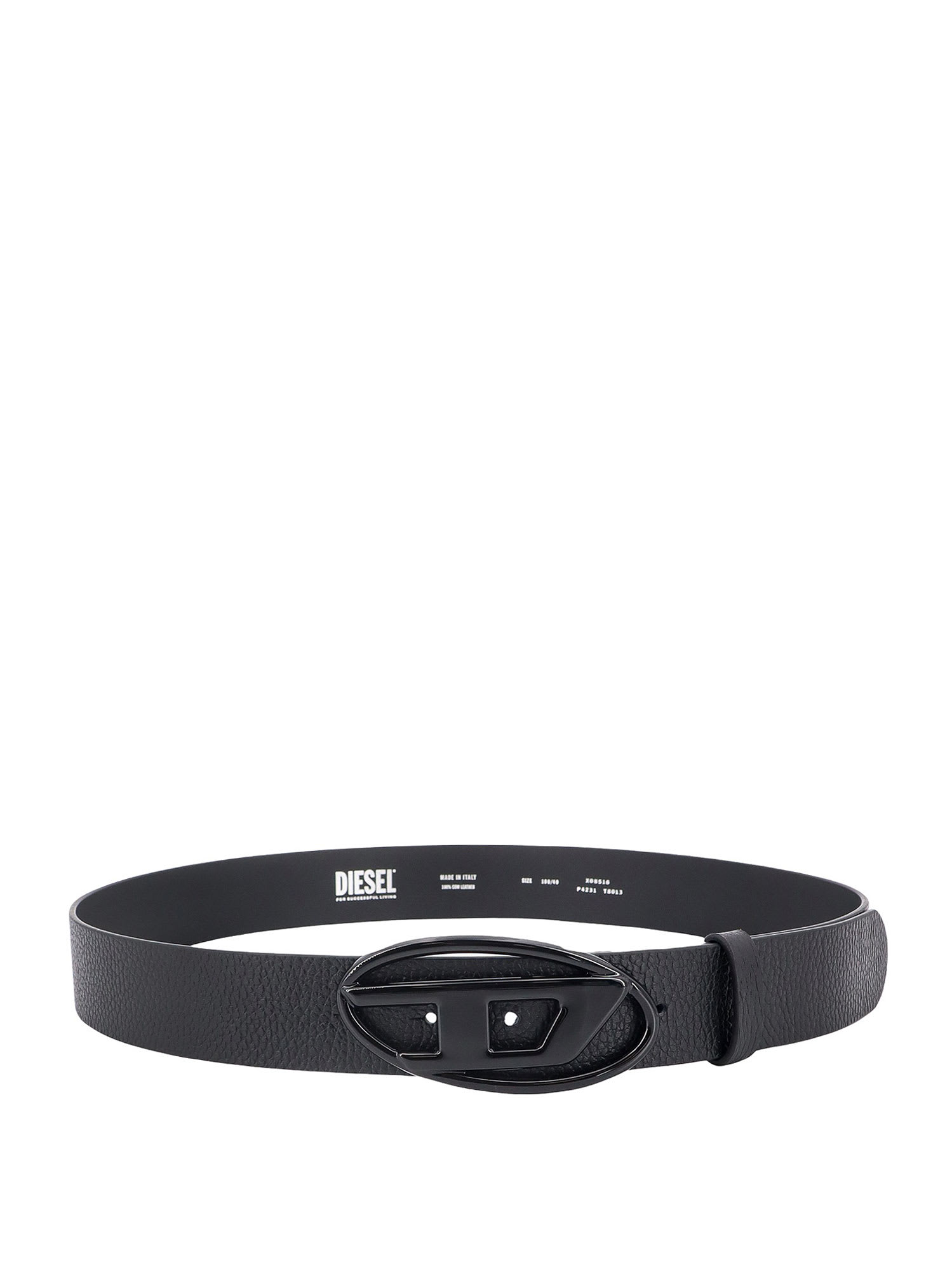 Diesel Oval D-buckle Leather Belt