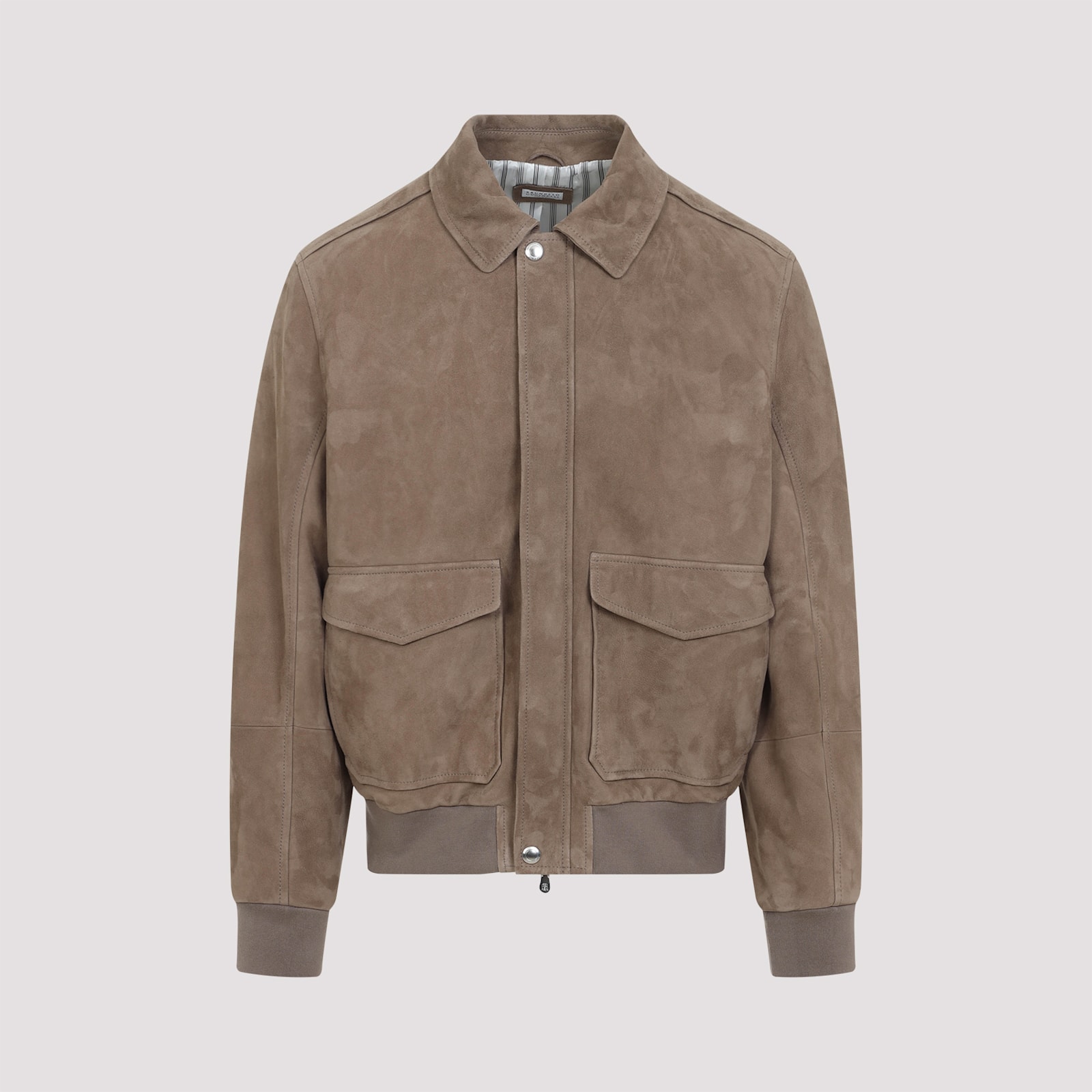 Leather Bomber Jacket
