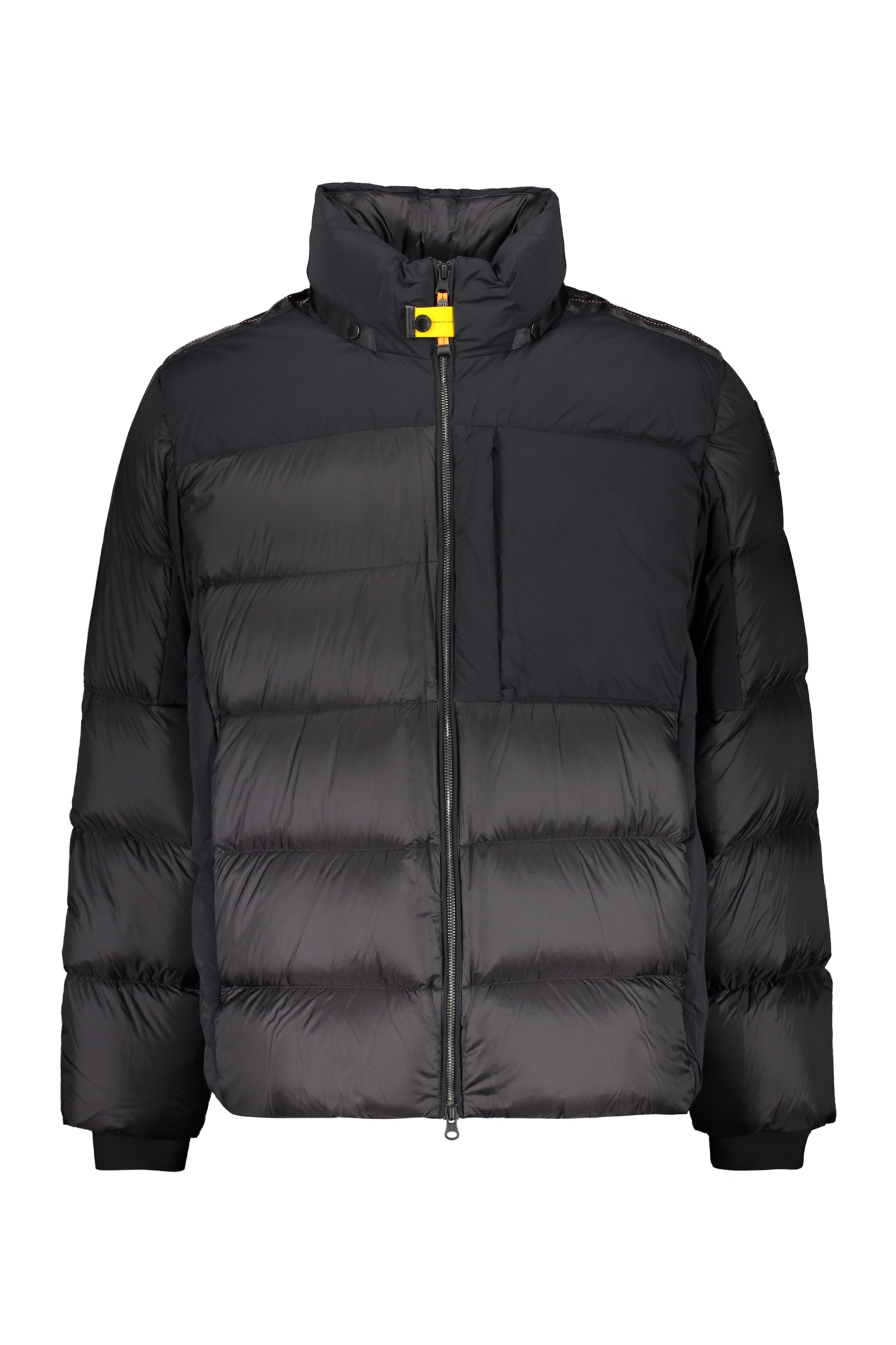 Shop Parajumpers Gover Hooded Down Jacket In Black